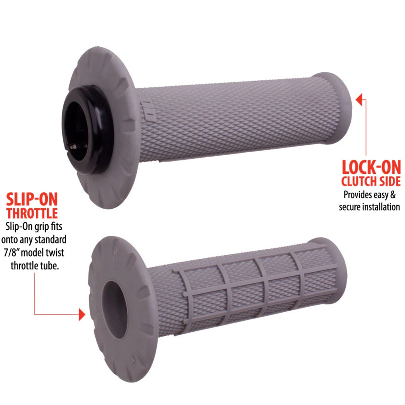ODI Universal Lock-On Half-Waffle Mx Hand Grips-206
