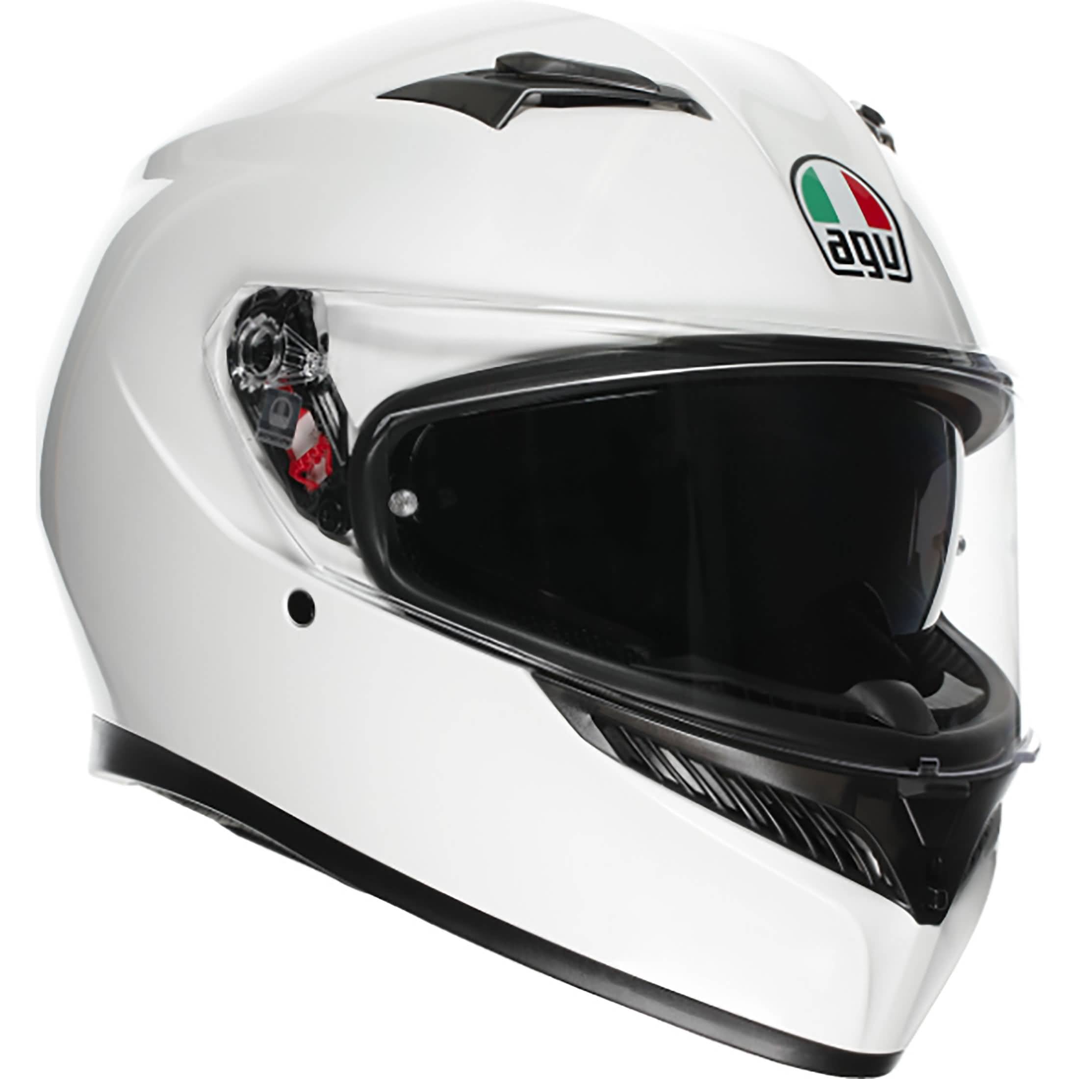 agv k3 open face AGV K3 Helmet - Mono White