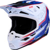 White / Blue / Red Glossy