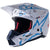White / Cyan / Dark Blue Glossy