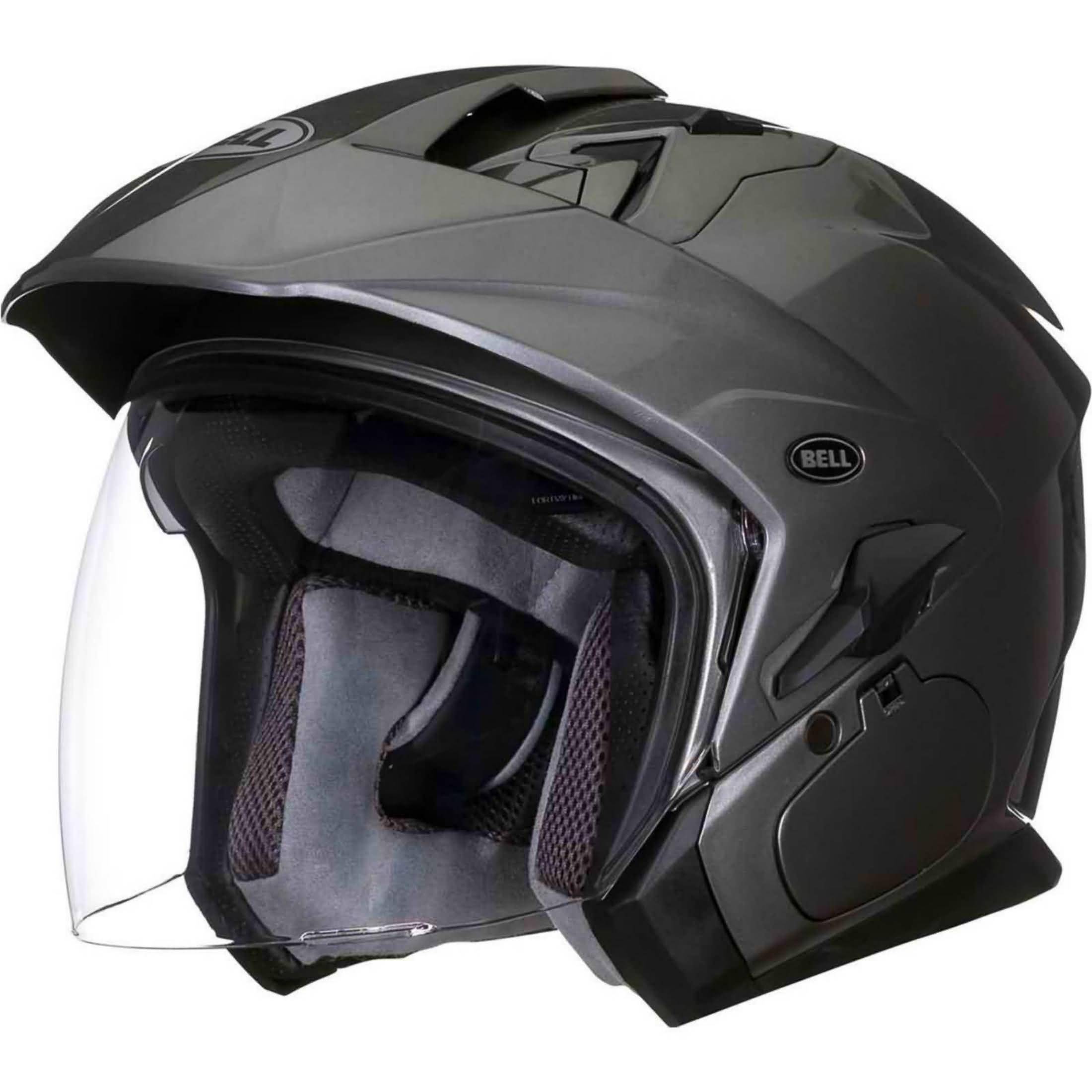bell cruiser full face helmet Bell Mag-9 Motorcycle Helmet Small Titanium
