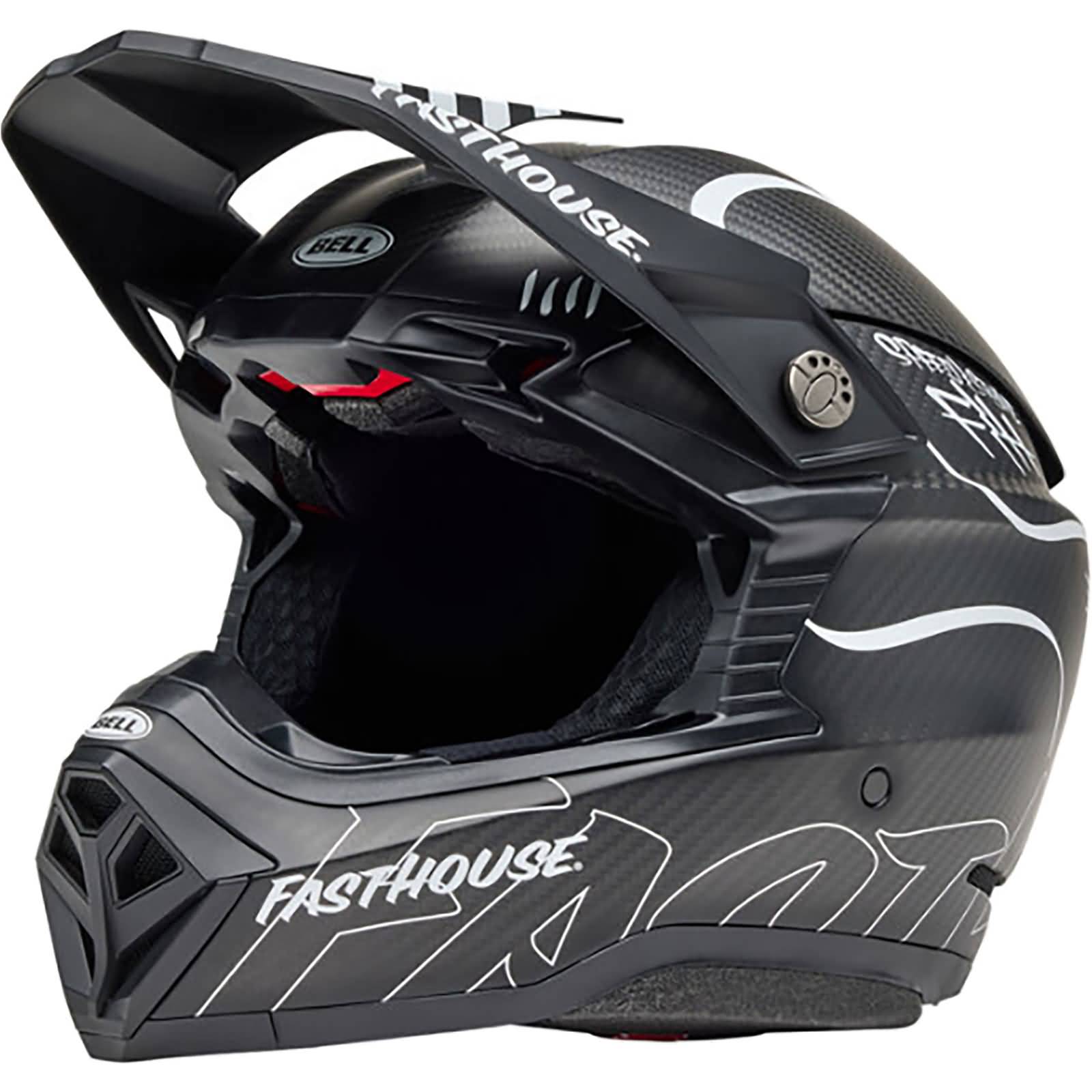 Bell Moto-10 Spherical Fasthouse Raven LE MIPS Adult Off-Road Helmets-7163700