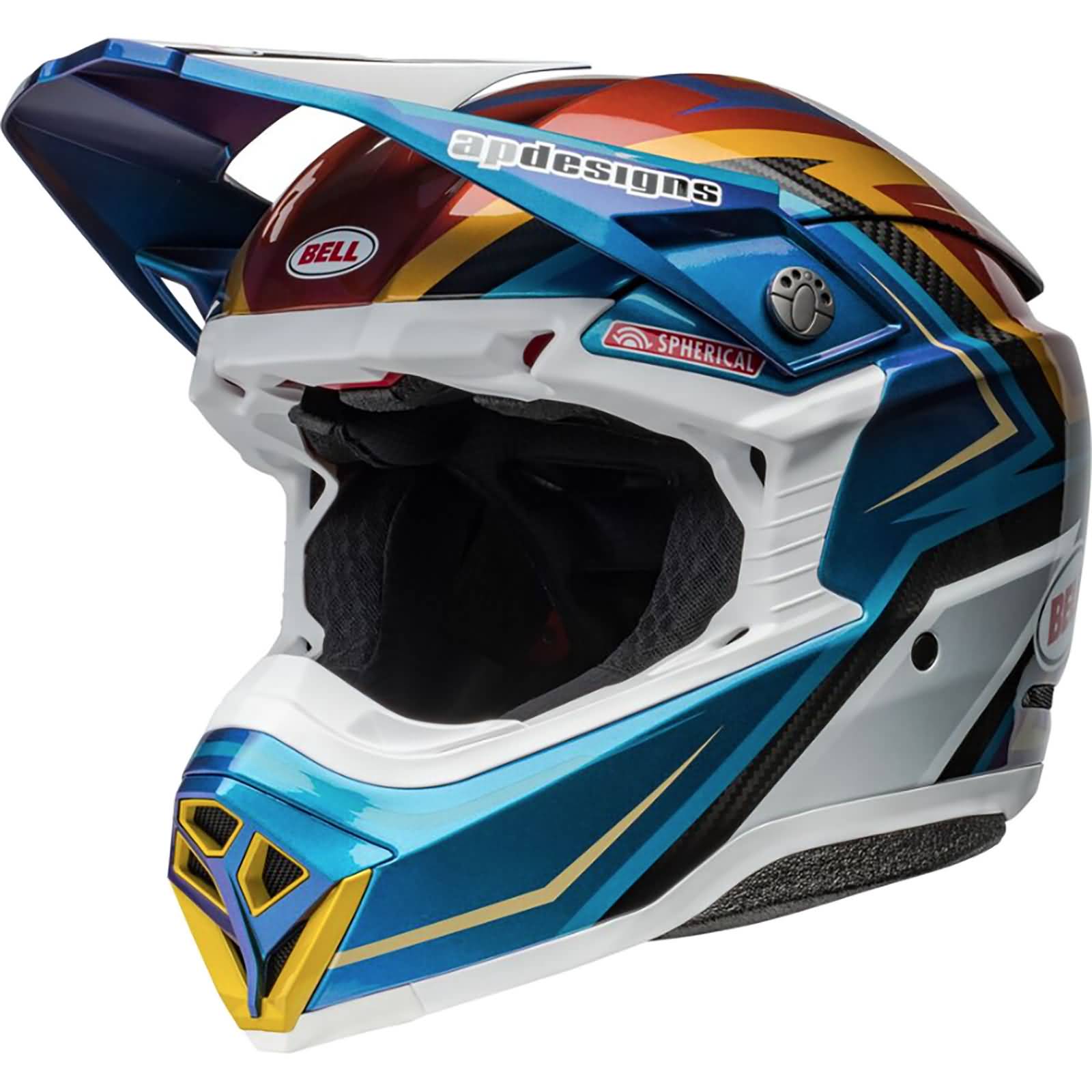 Bell Moto-10 Spherical Tomac Replica 24 MIPS Adult Off-Road Helmets-7157522