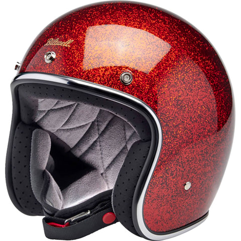 Biltwell Bonanza Rootbeer Megaflake Adult Cruiser Helmets