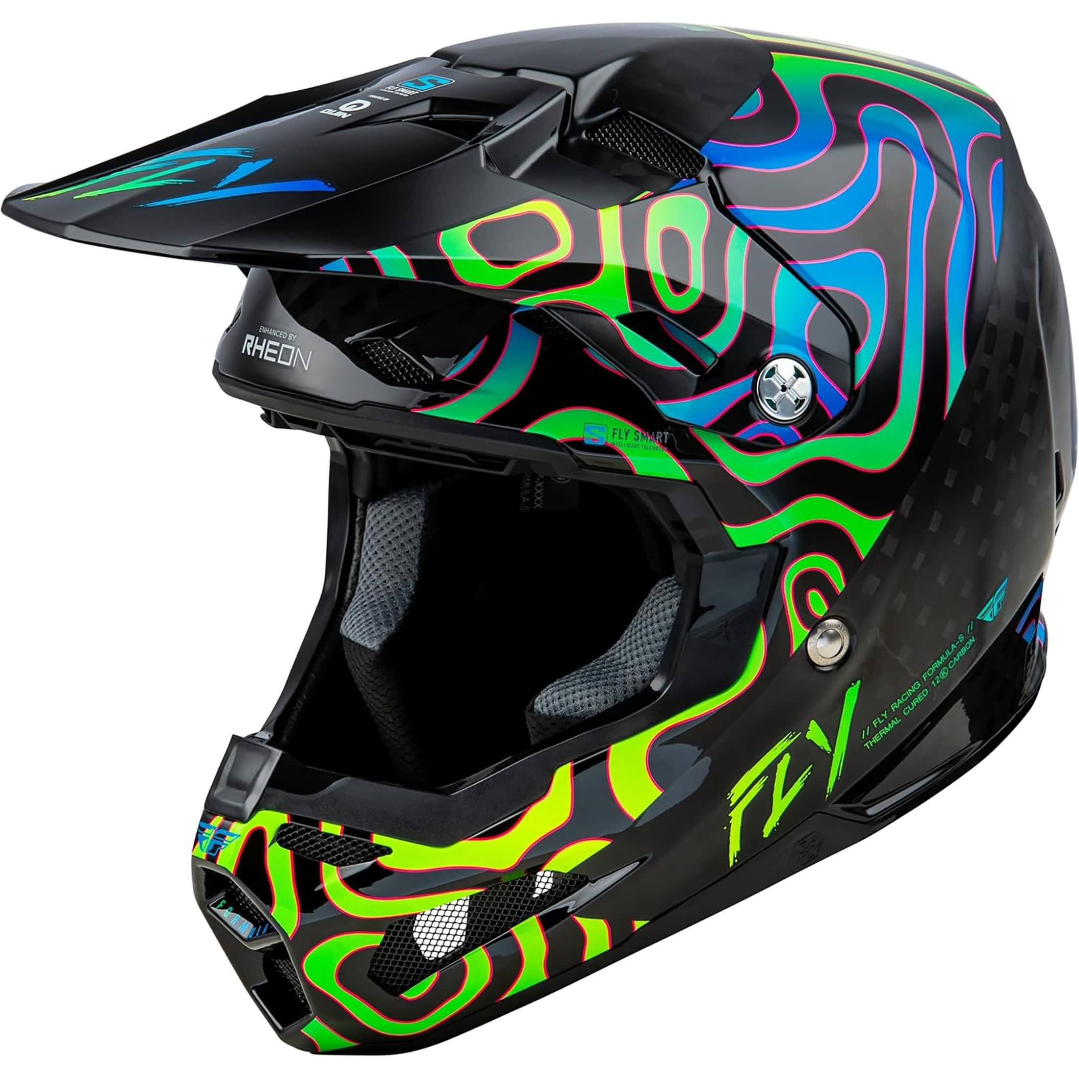 Fly Racing Formula S Carbon Zen Adult Off-Road Helmets-73-4468