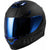 Matte Black / Blue Chrome
