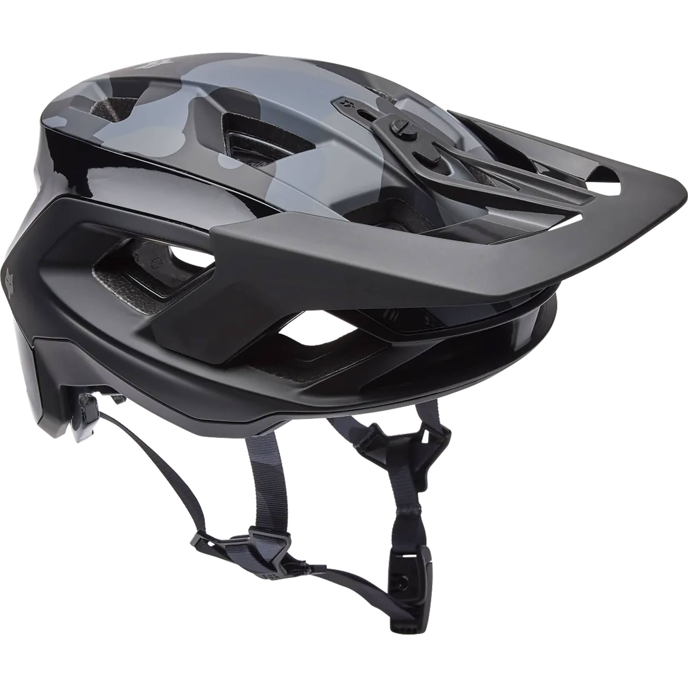 Fox Racing Speedframe RS Helmet, Black Camo / Small