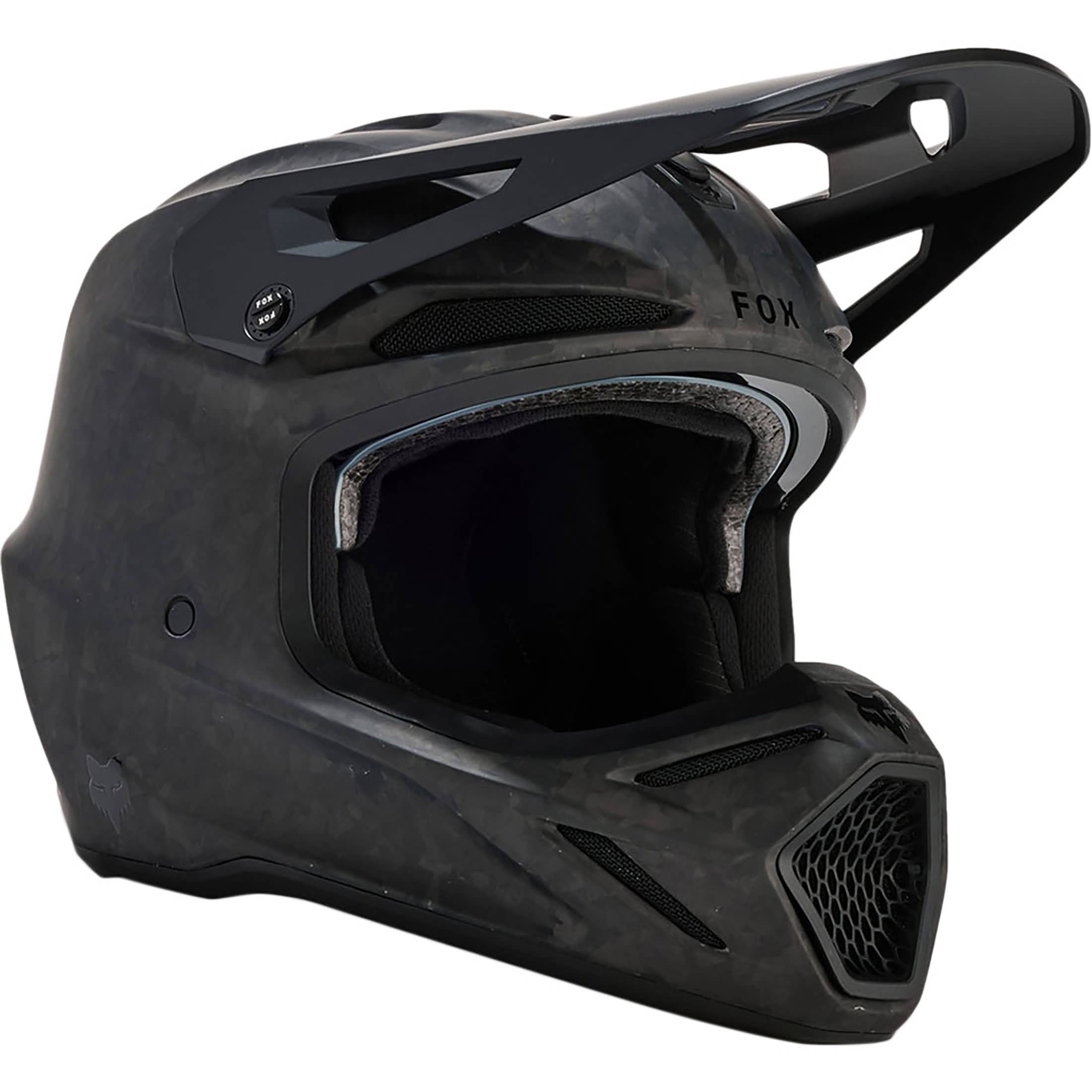 Fox Racing V3 RS Carbon Solid MIPS Adult Off-Road Helmets-31361
