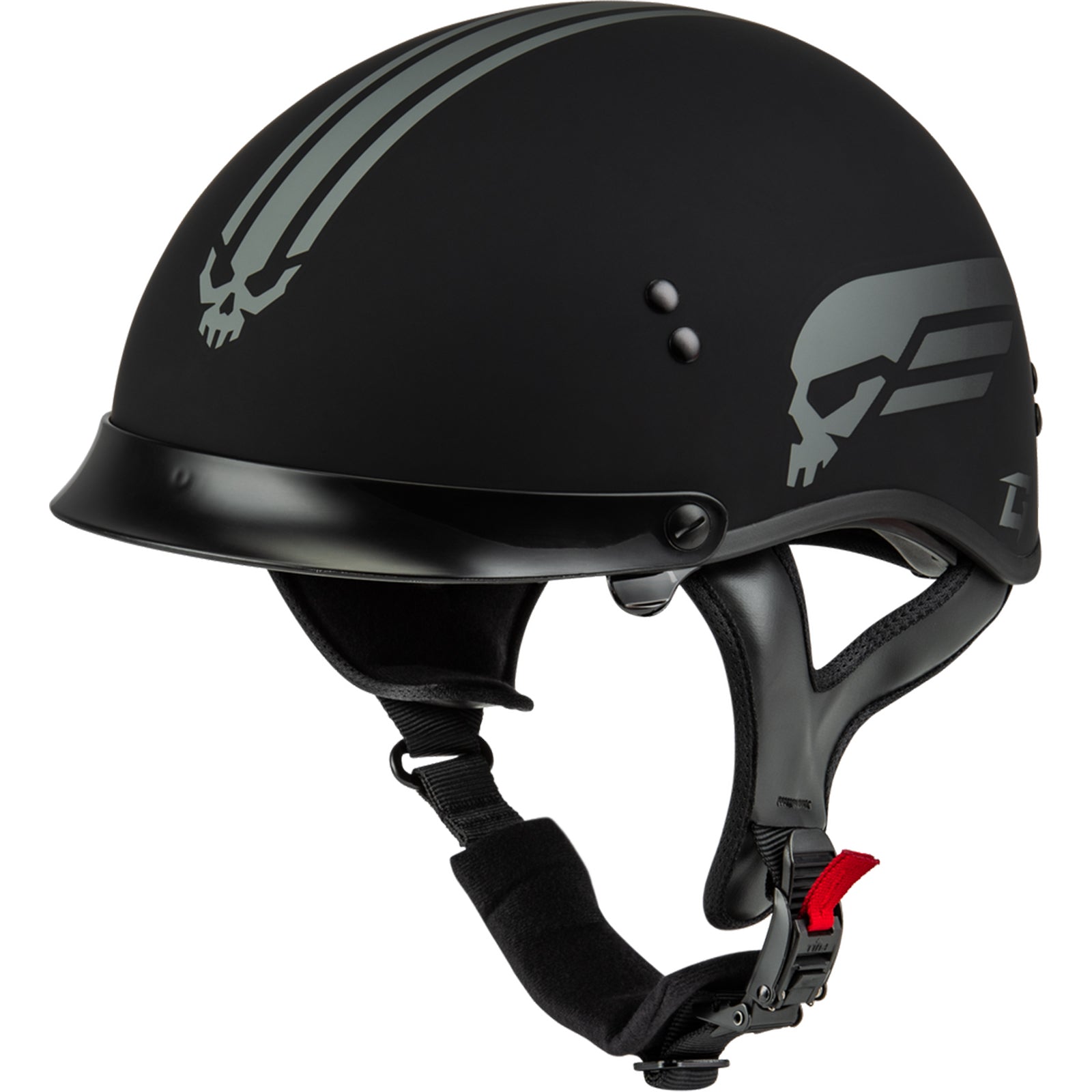 GMAX HH-65 Retribution W/Peak Visor Adult Cruiser Helmets-72-5680