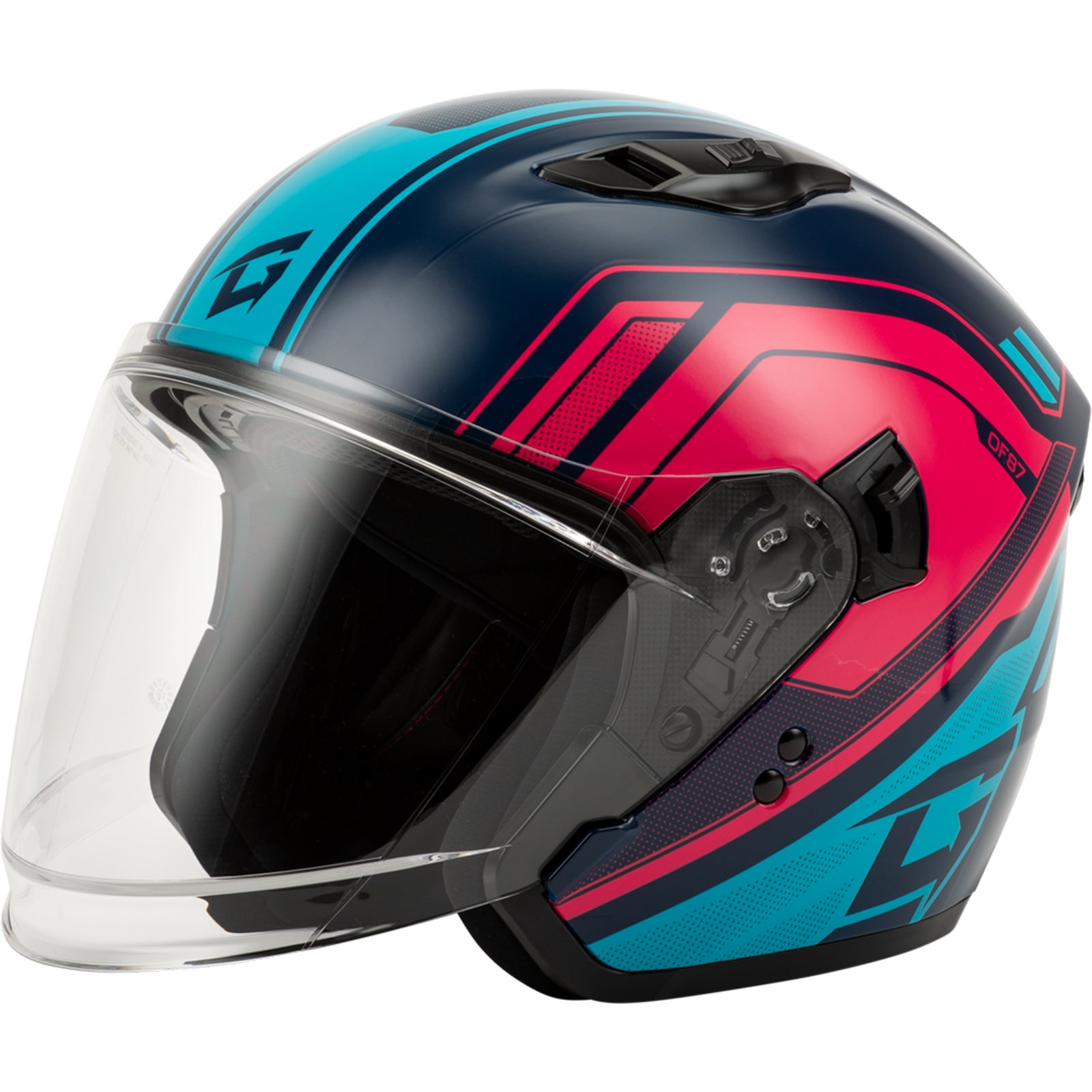 GMAX OF-87 Duke W/LED Light Adult Street Helmets-72-7340