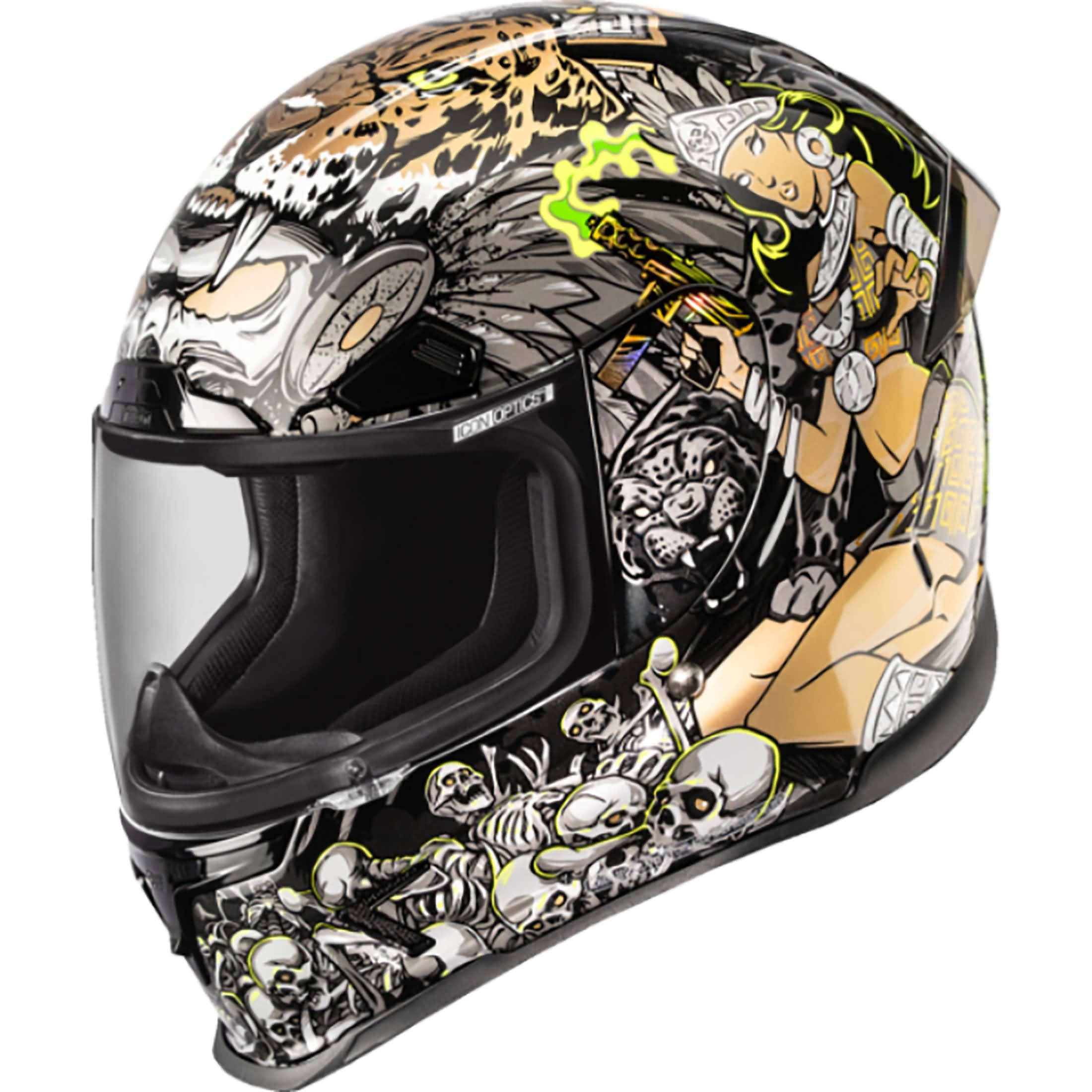 Icon Airframe Pro Aztec Nine Adult Street Helmets-0101