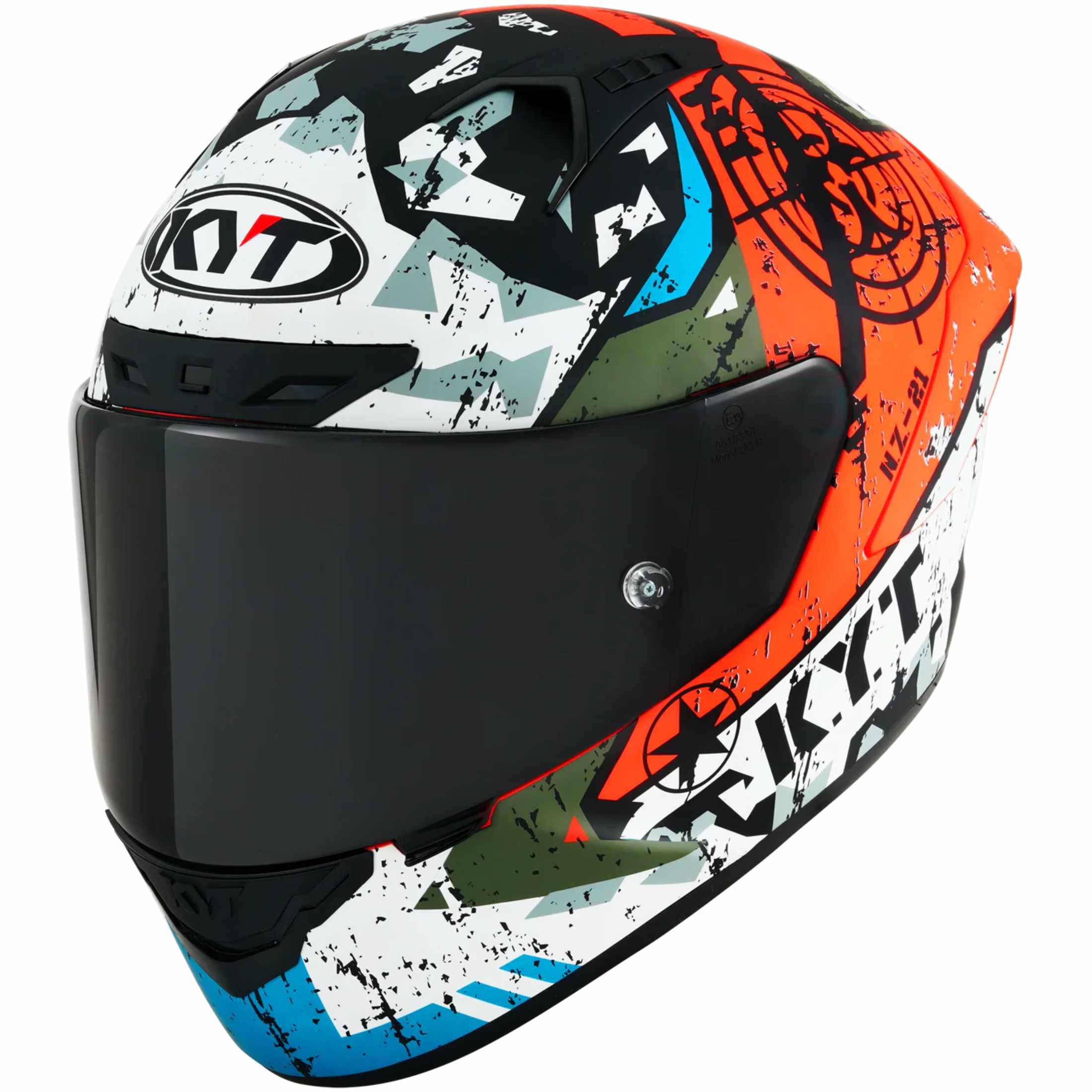 KYT NZ-Race Blazing Adult Street Helmets-Y6NZ0019.2