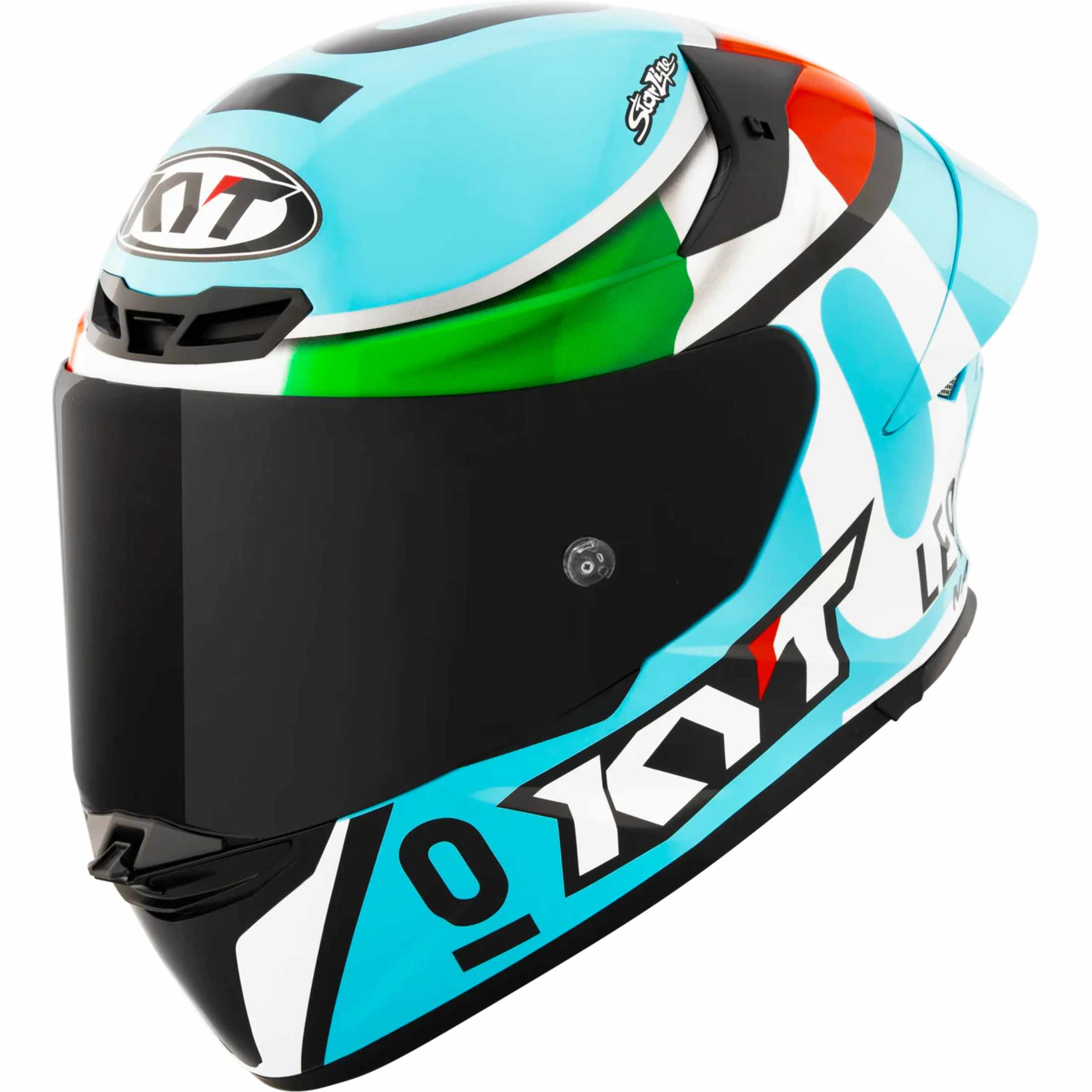 KYT TT-REVO Replica Edition Leopard Replica Tri-Color Adult Street Helmets-YTTR0017.2