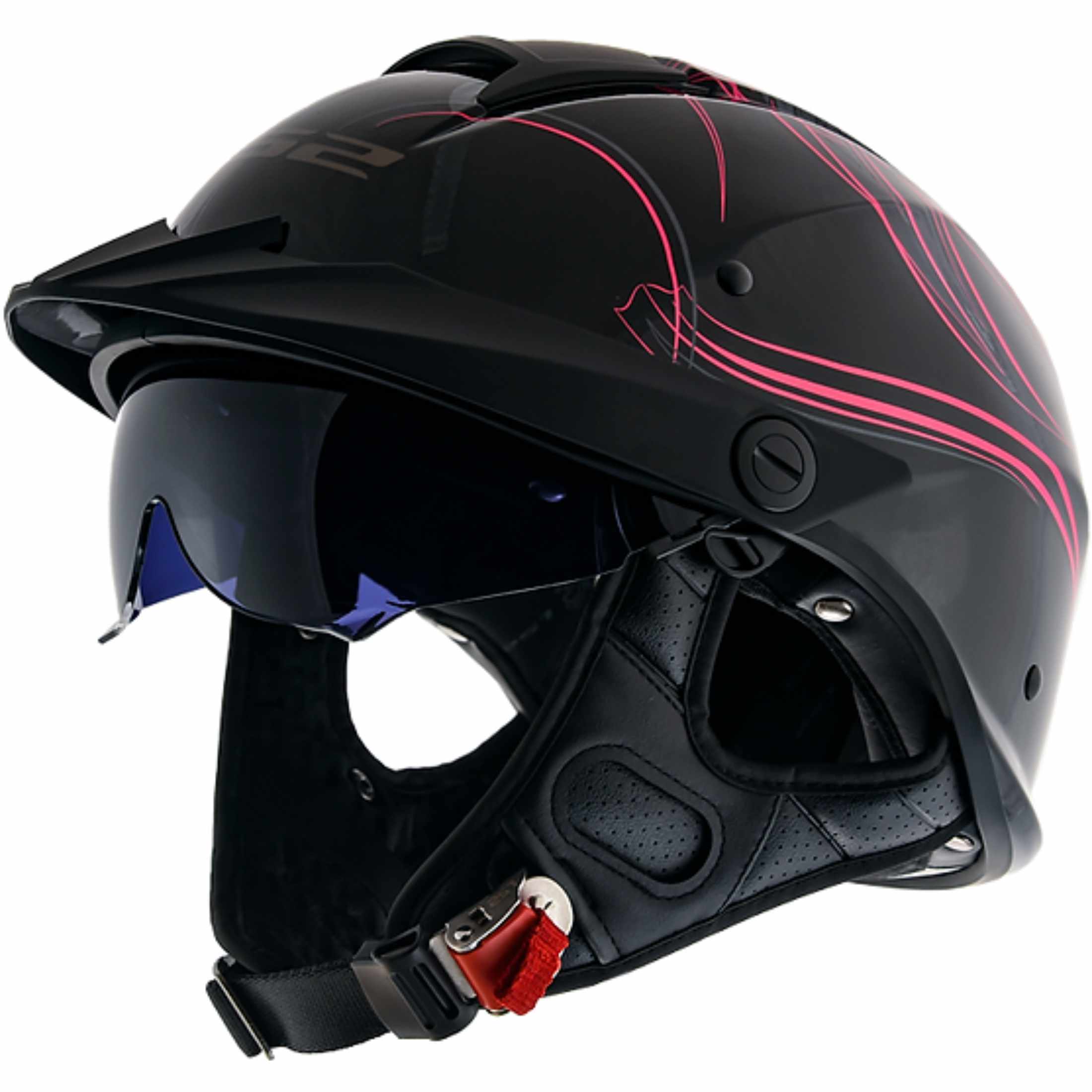 LS2 Rebellion Wheels & Wings Adult Cruiser He-590