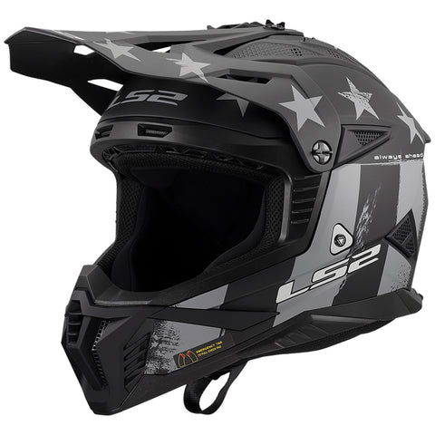 LS2 Gate II Battle Scar Adult Off-Road Helmets