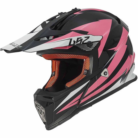 LS2 MX437 Fast Race Helmet Pink M LS2 MX437 Fast Race Helmet Pink M