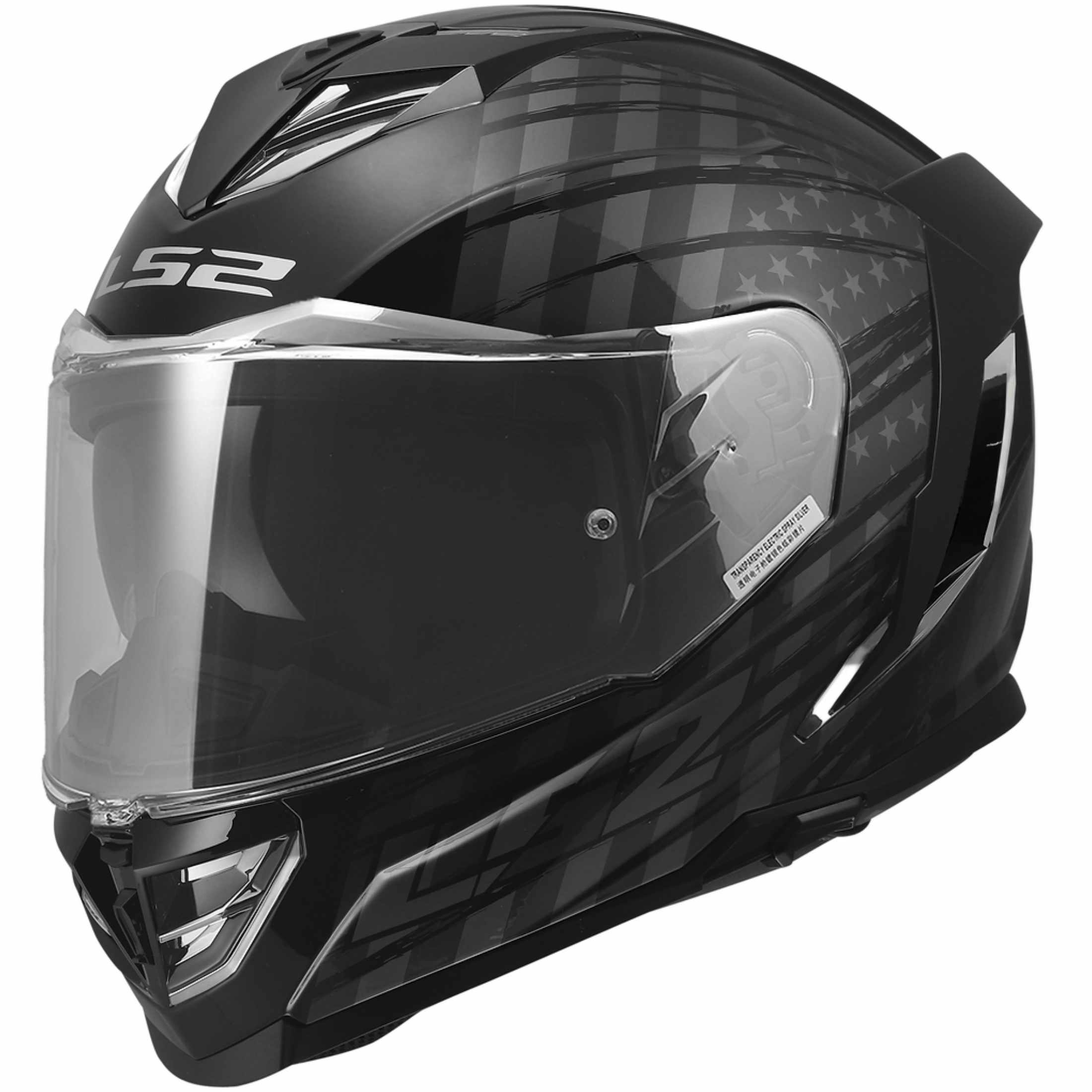 LS2 Assault III Flag Helmet - Black