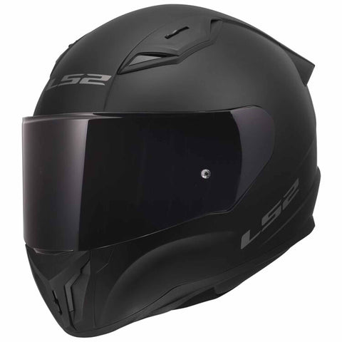 LS2 Centric Dark Smoke Shield Adult Street Helmets