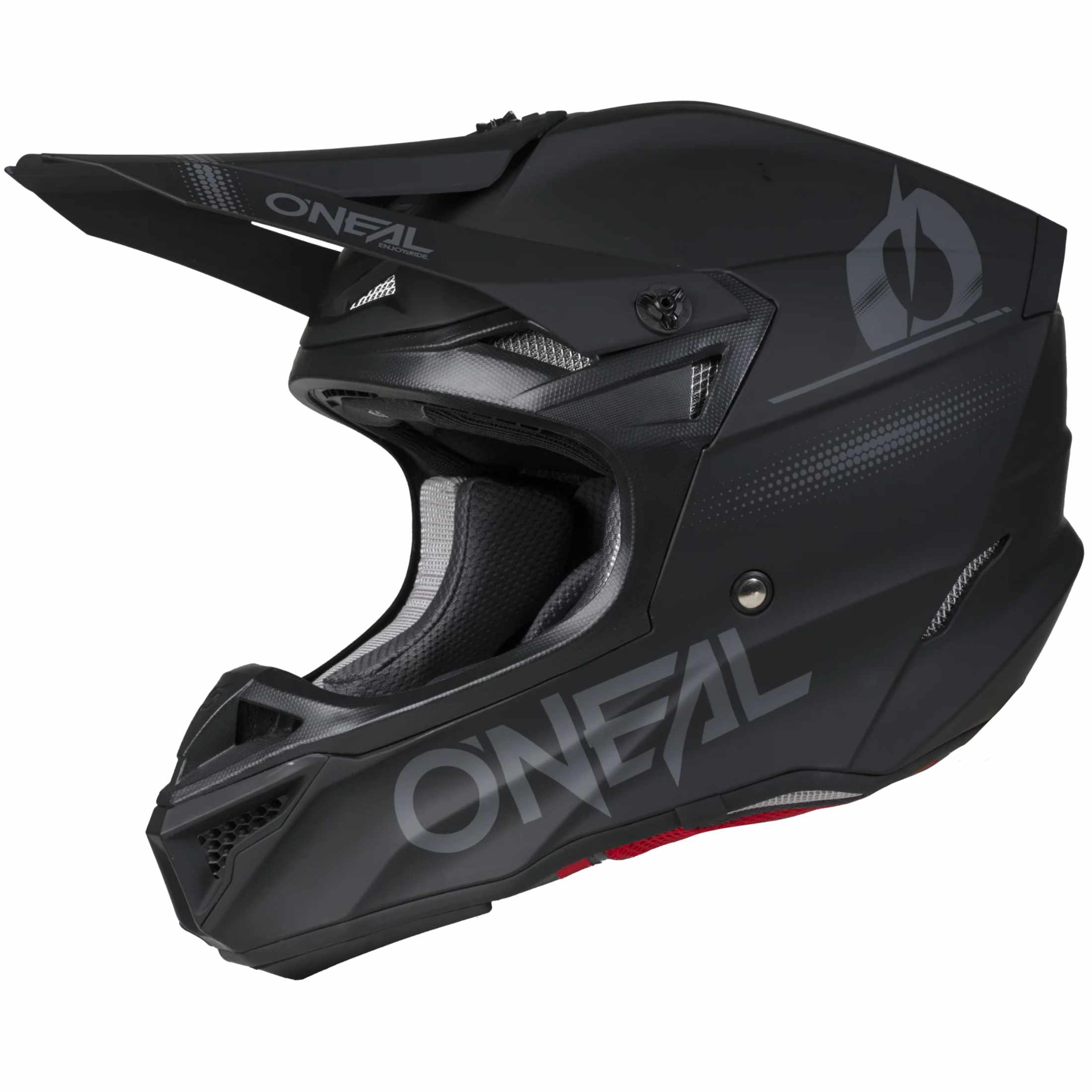 O'Neal 5 SRS Blackout Adult Off-Road Helmets-0628