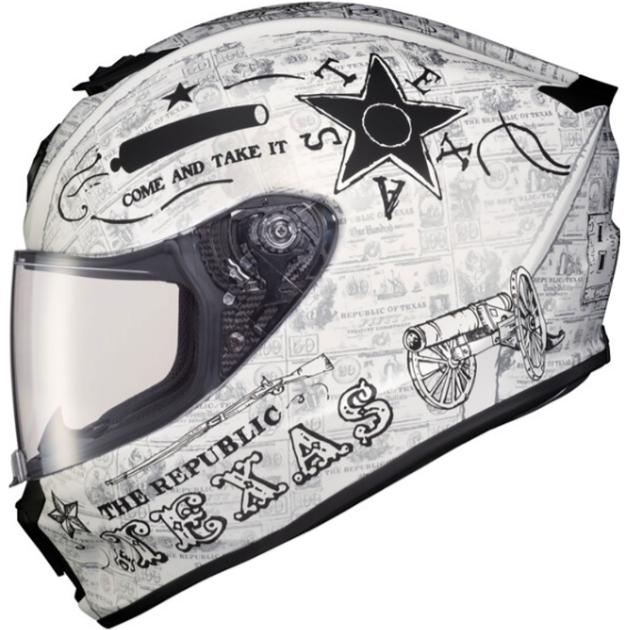Scorpion EXO-R420 Lone Star Adult Street Helmets-75-1178