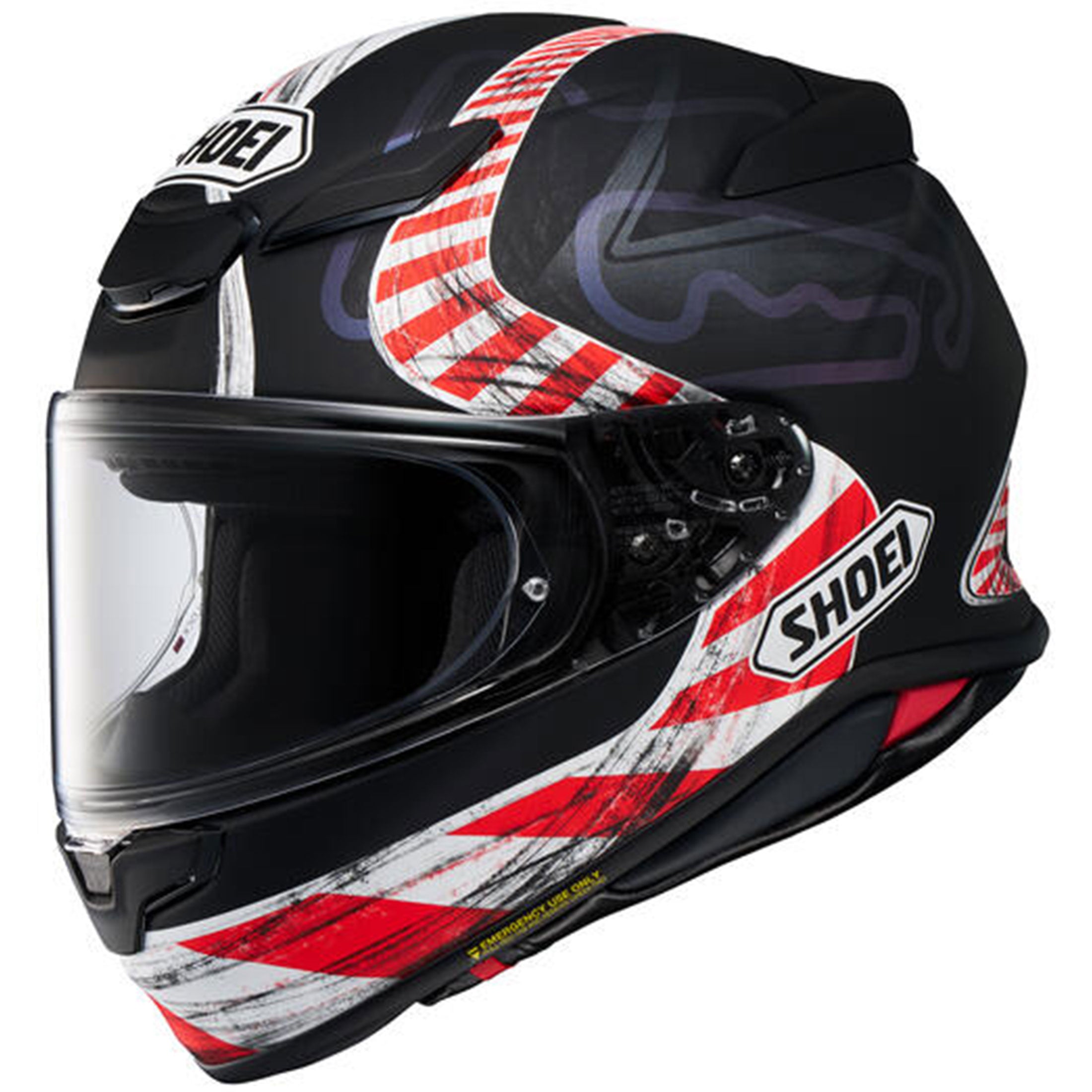Shoei RF-1400 Knee Down Adult Street Helmets-0101