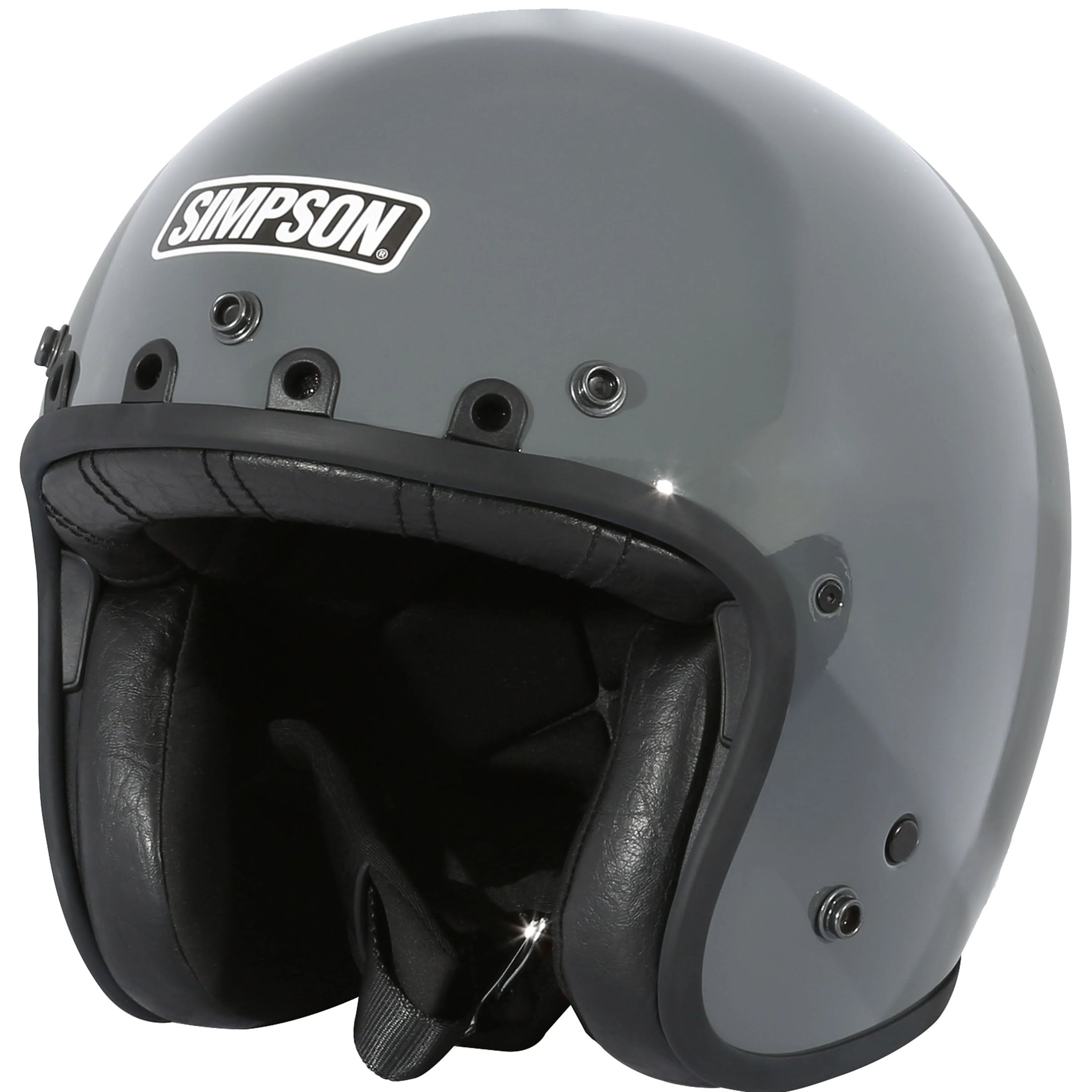 Simpson Chopper Armor Adult Cruiser Helmets-CHOP4XS