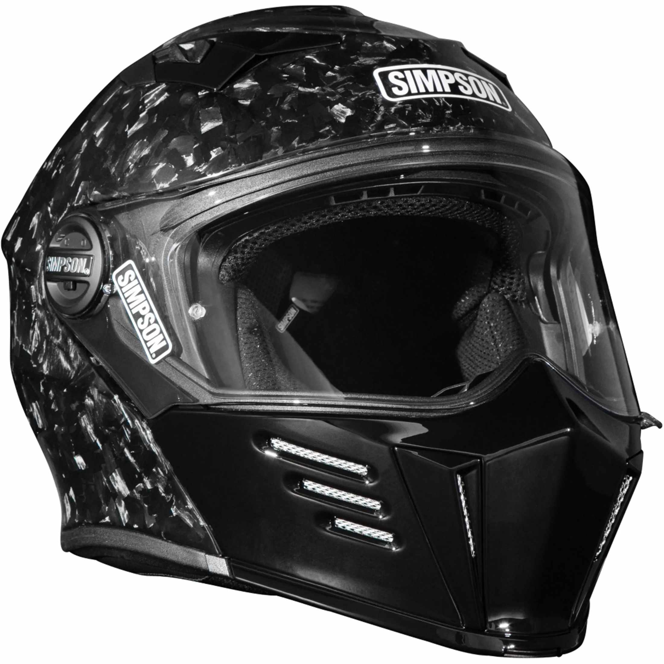 Simpson Bandit Forged Carbon Modular Adult Street Helmets-M59FCXS