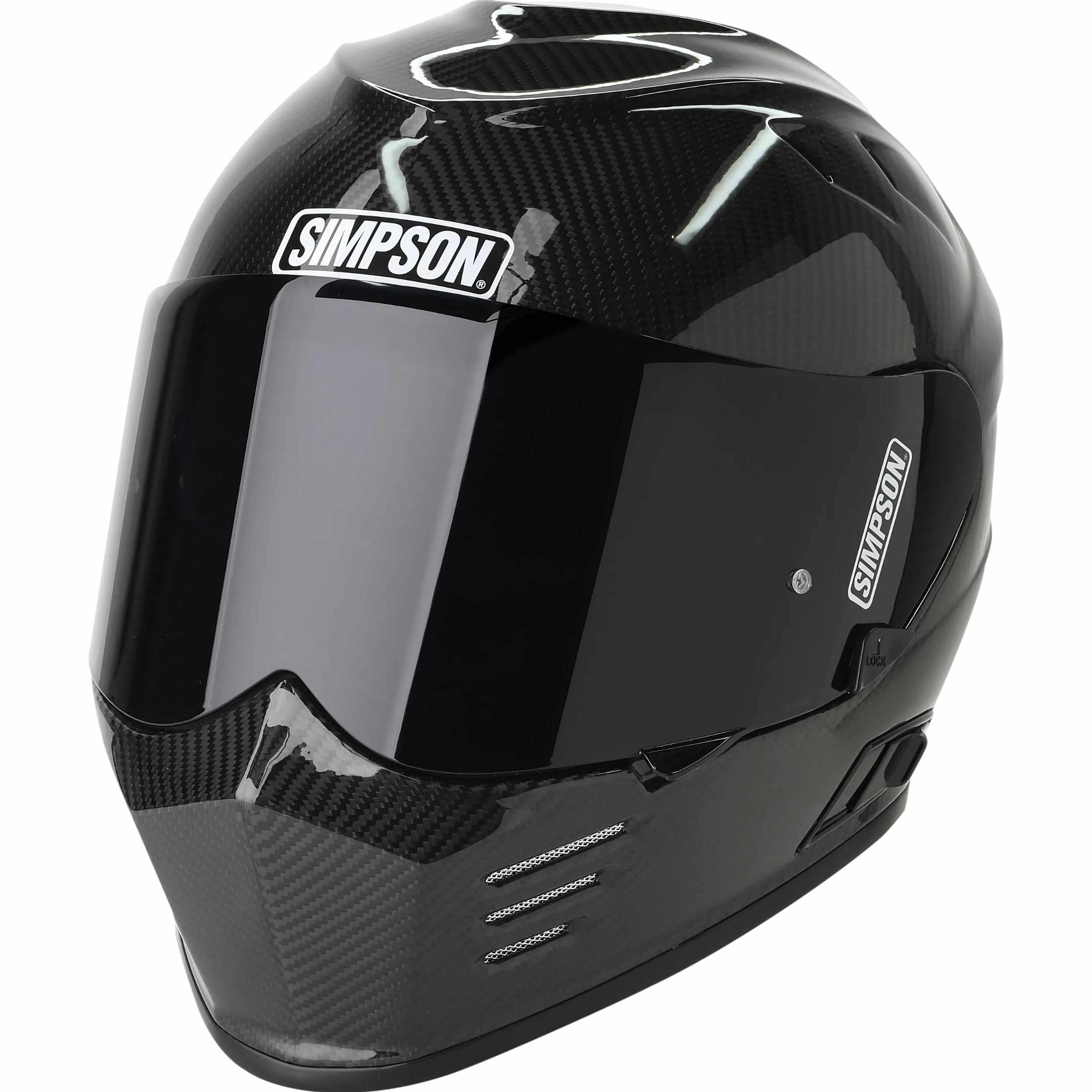 Simpson Ghost Bandit Carbon Adult Street Helmets-GBDXSC