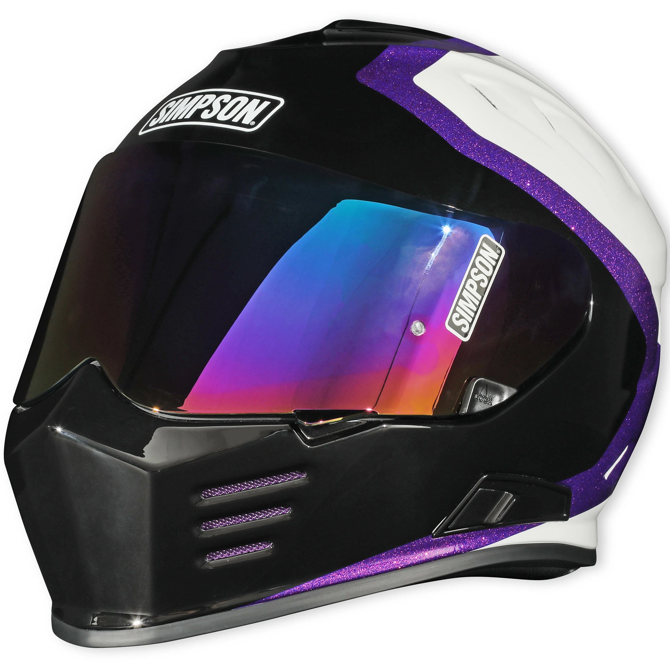 Simpson Ghost Bandit Royal Adult Street Helmets-GBDROYXS