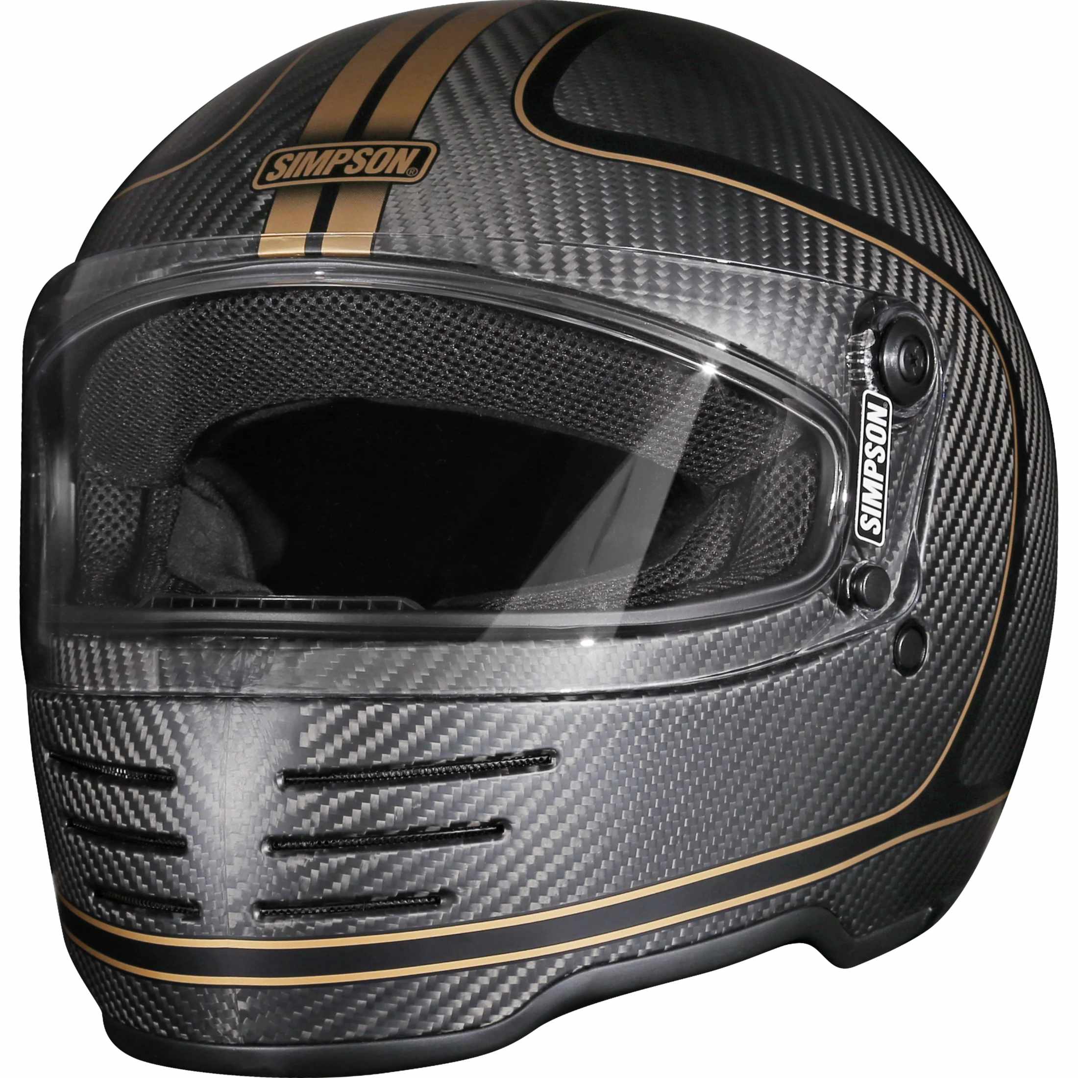 Simpson Motorcycle - M62 Bandit Helmet - Hondo Carbon