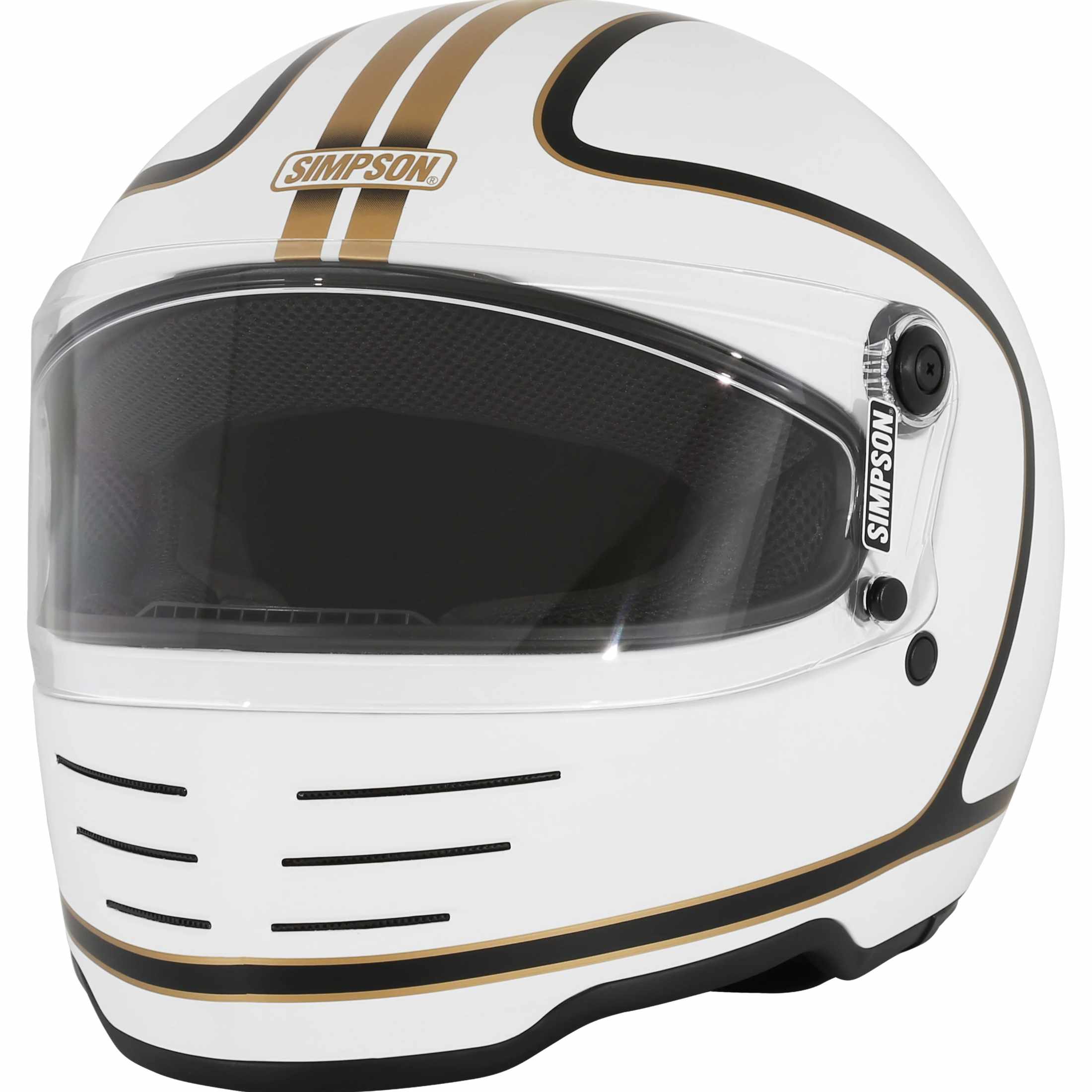 Simpson Motorcycle - M62 Bandit Helmet - Hondo White