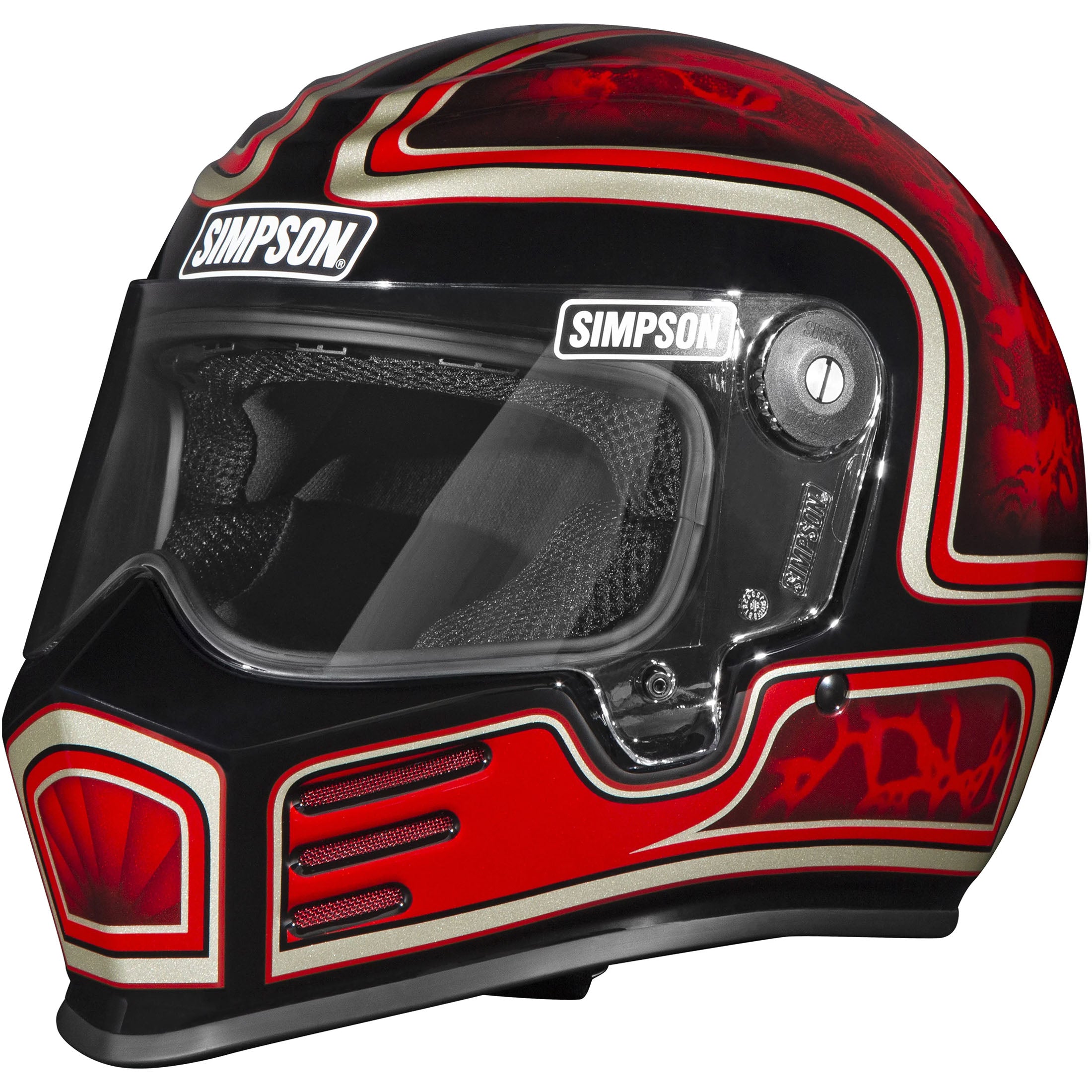 Simpson Outlaw Bandit 3.0 Schultz Designs 2026 Adult Street Helmets-OB3SD26XS
