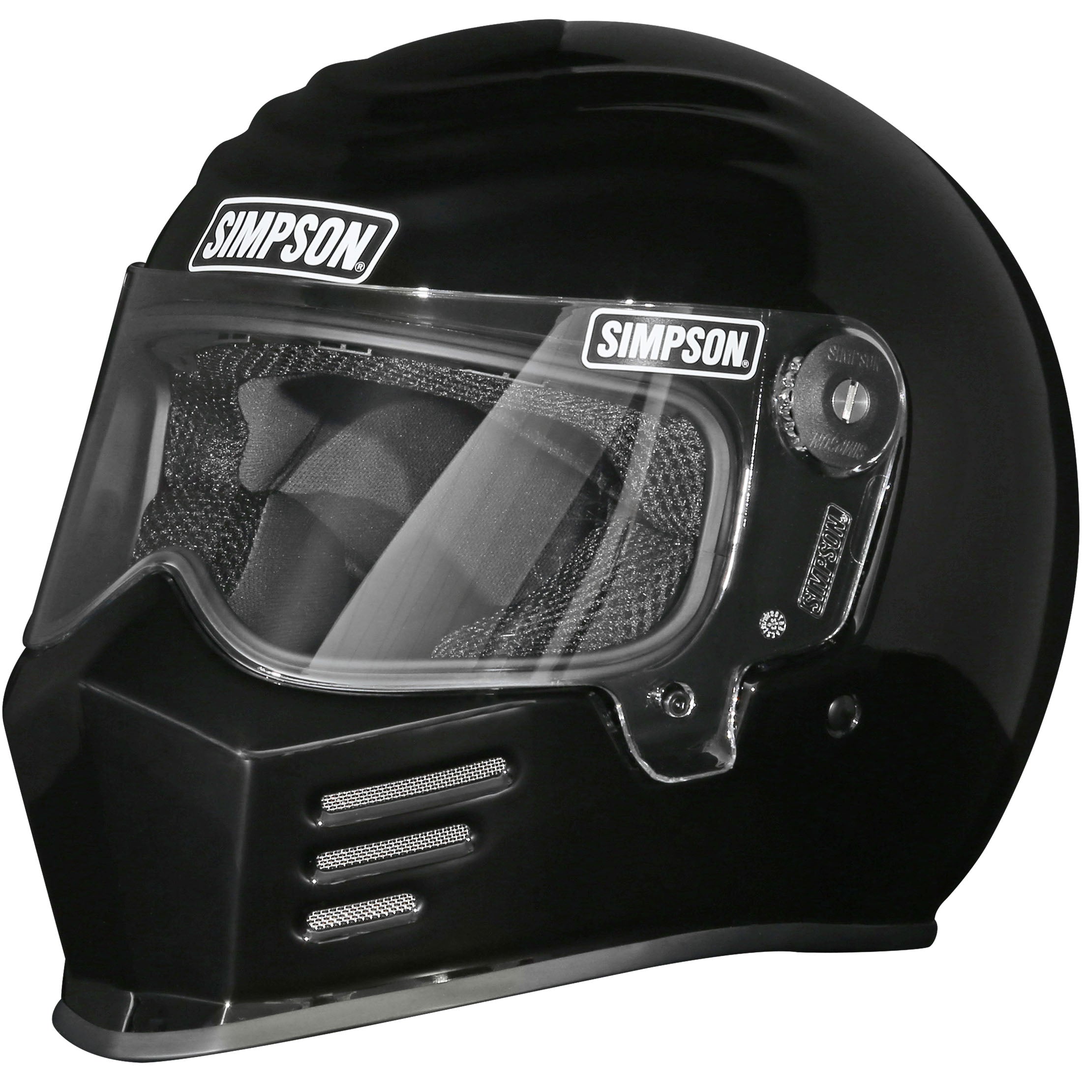 Simpson Outlaw Bandit 3.0 Solid Adult Street Helmets-OB32XS