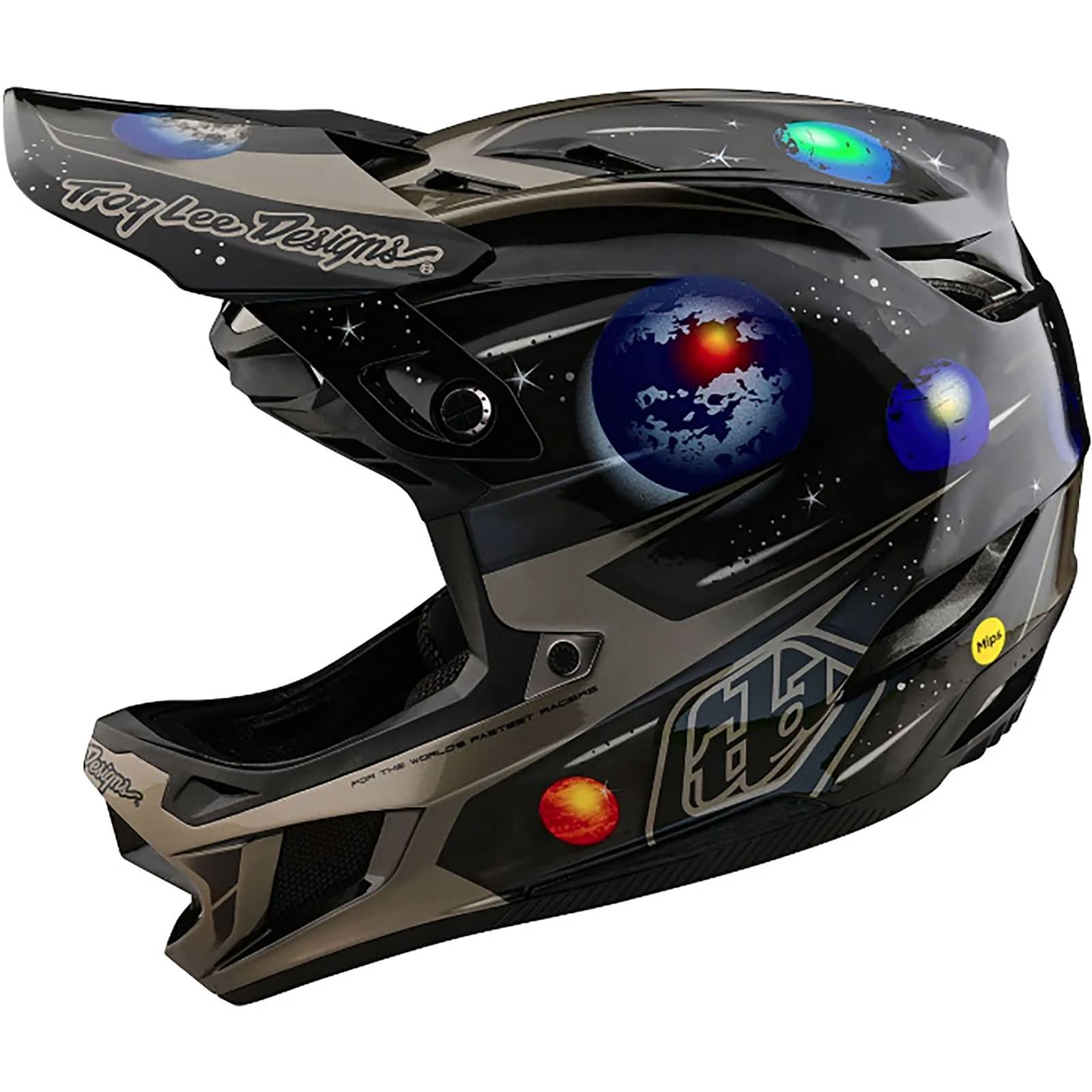 Troy Lee Designs D4 Carbon Spacian MIPS Adult MTB Helmets-139999001