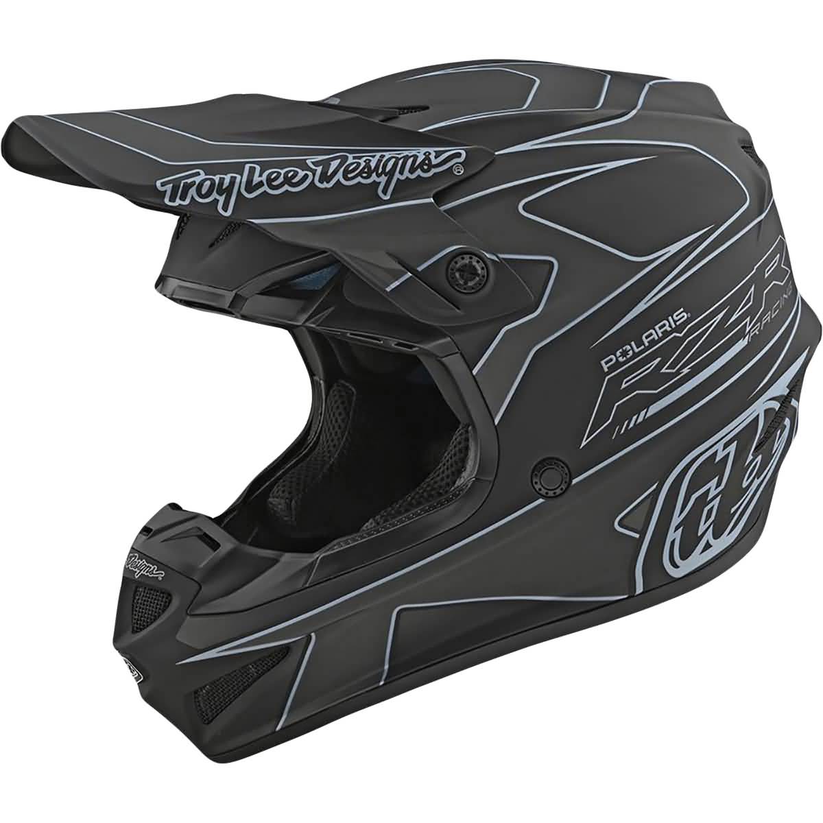 Troy Lee Designs SE4 Polyacrylite TLD Polaris RZR MIPS Adult Off-Road Helmets -109842011