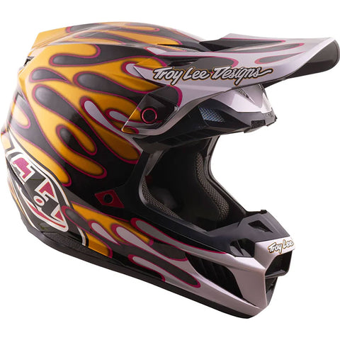 Troy Lee Designs SE5 Carbon Overspray MIPS Adult Off-Road Helmets