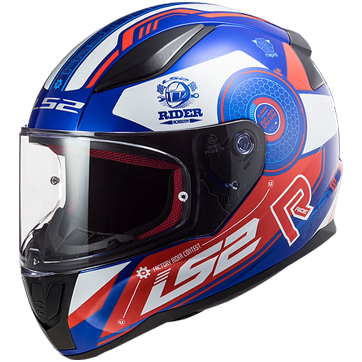 LS2 Rapid Mini Stratus Full Face Youth Street Helmets-353