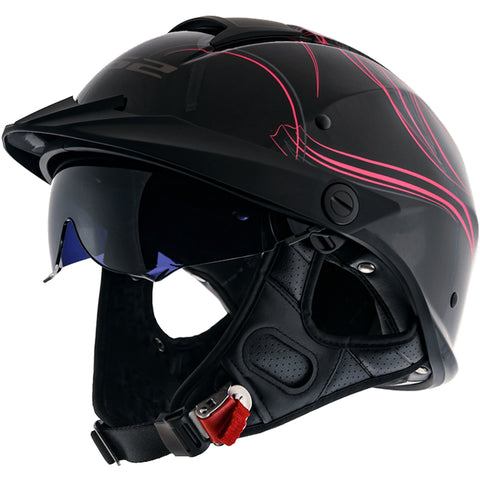 LS2 Rebellion Wheels & Wings Adult Cruiser Helmets (Brand New)