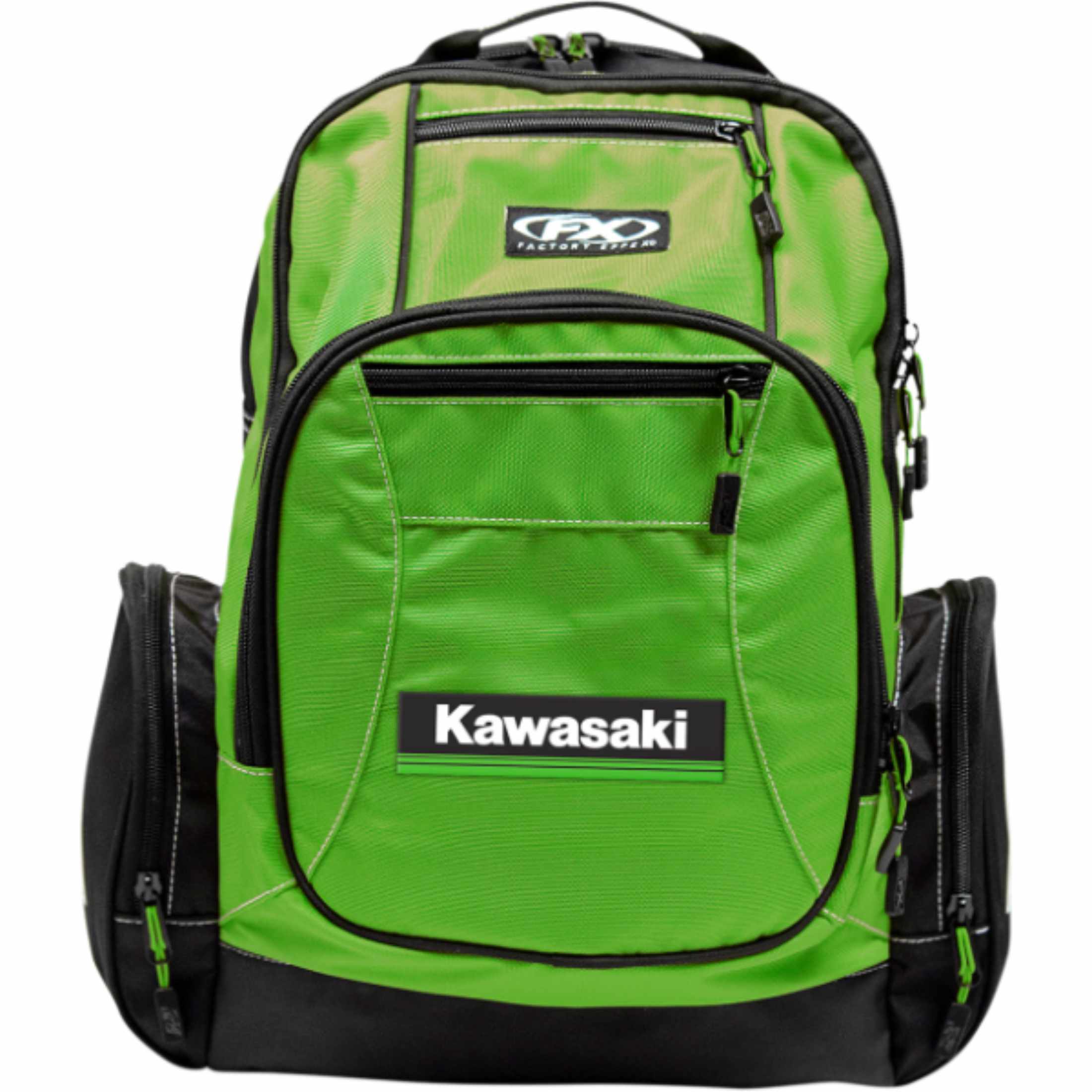 Factory Effex Kawasaki Premium Adult Backpacks-3517