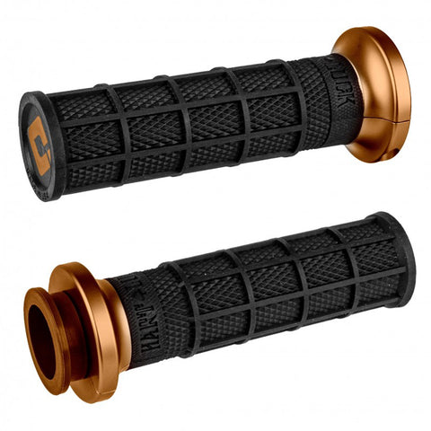 ODI V-twin Lock-on Hart-luck Signature Full-waffle Street Hand Grips