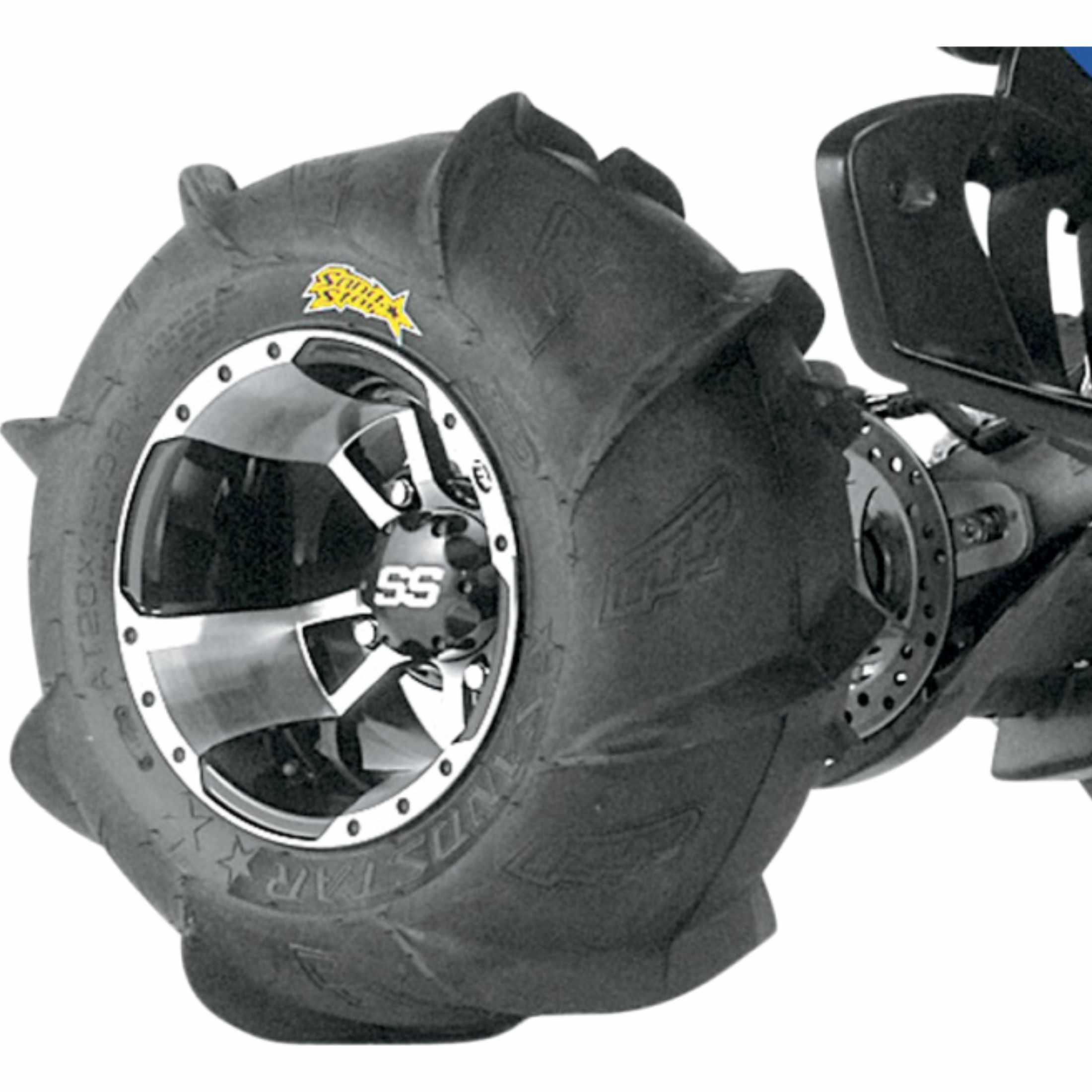 ITP Sand Star Angle Paddle 10" Rear Left Off-Road Tires - Black