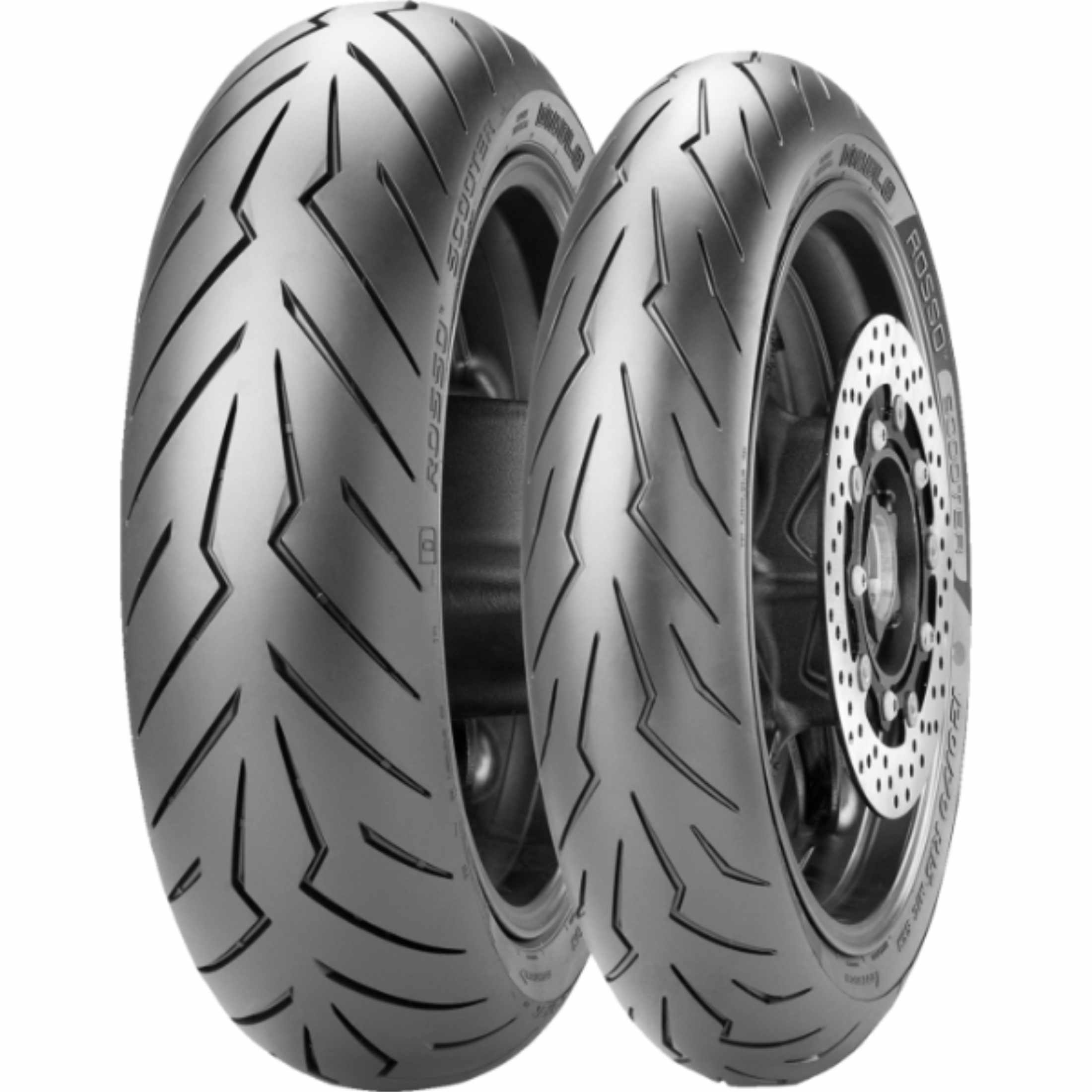 Pirelli Diablo Rosso Scooter 14" Rear Street Tires-0340