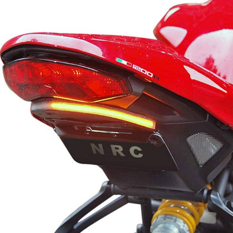 New Rage Cycles Ducati Monster 1200 R 2016 LED Fender Eliminator Tucked License Plate Bracket - Motorcycle Accessories (Brand New)