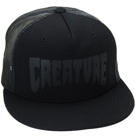 Creature Logo Stamp Trucker Mesh Men's Trucker Adjustable Hats (Brand New)