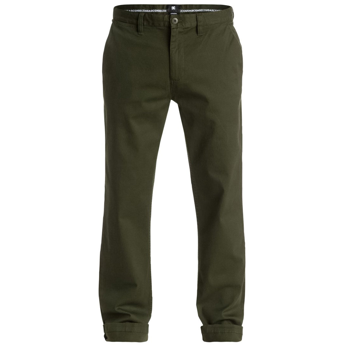 DC Worker Staright 32" Men's Chino Pants - Fatigue Green