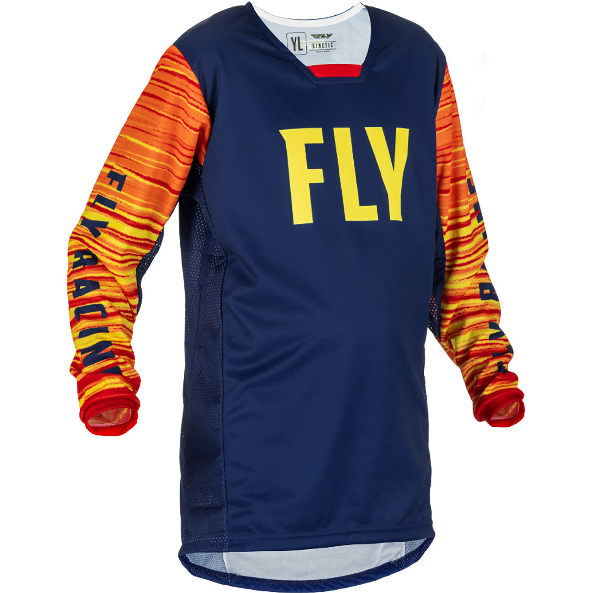Fly Racing Kinetic Wave LS Youth Off-Road Jerseys-375