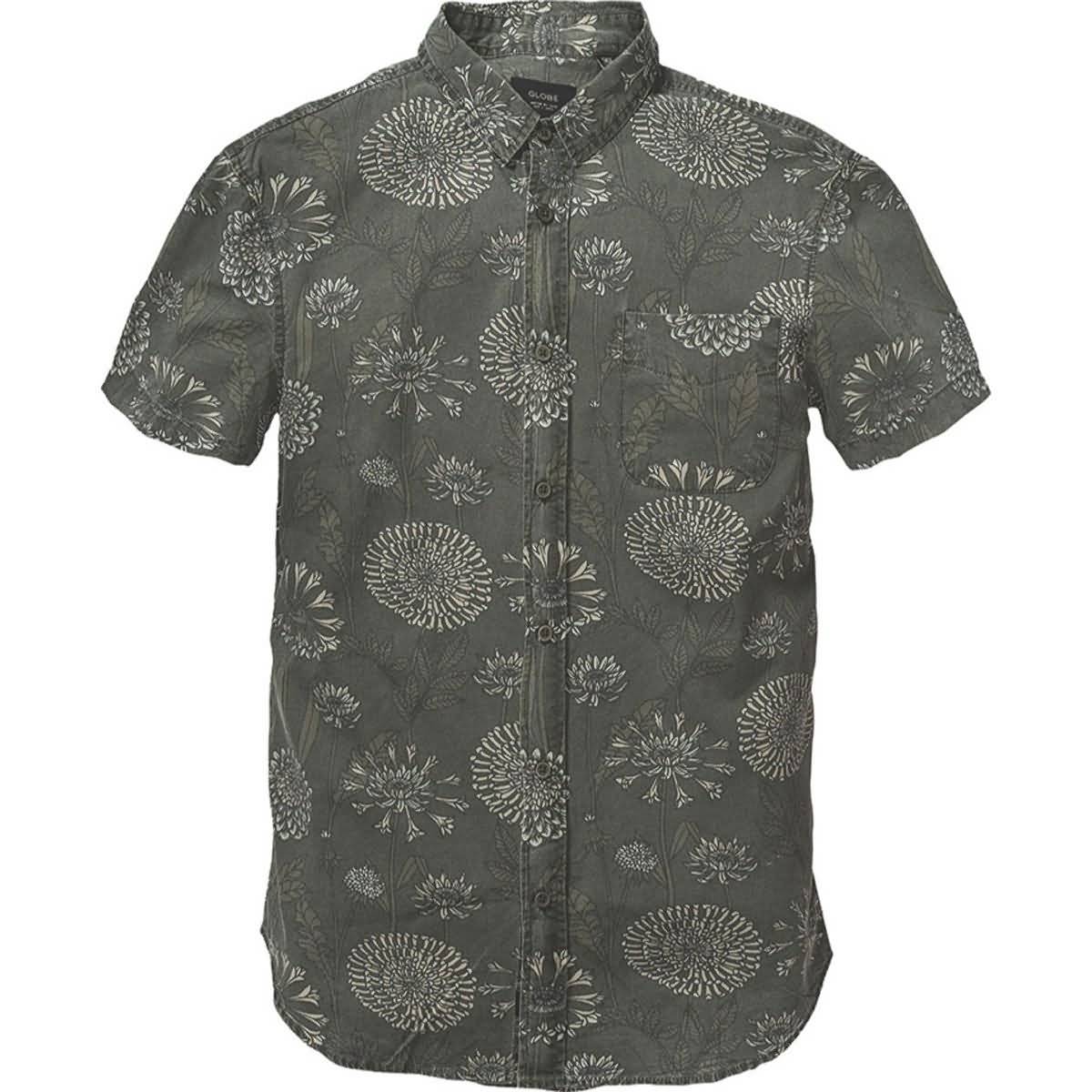 Globe Maize Men's Button-Up Short-Sleeve Shirts-GB01624001