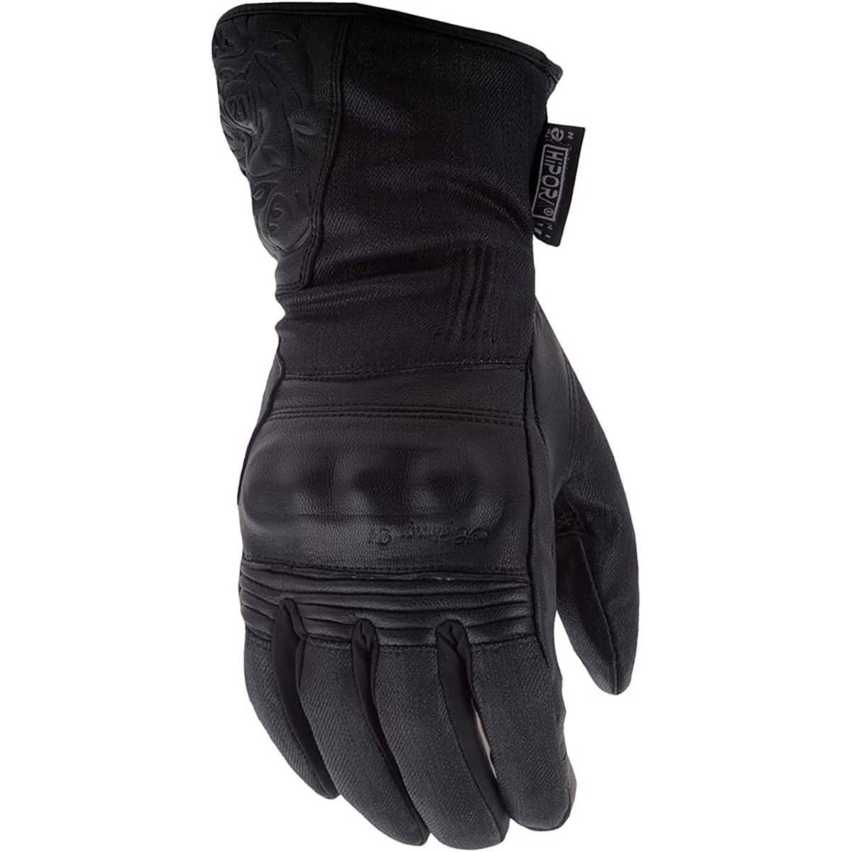 Highway 21 Black Rose Men's Street Gloves-489-0096M