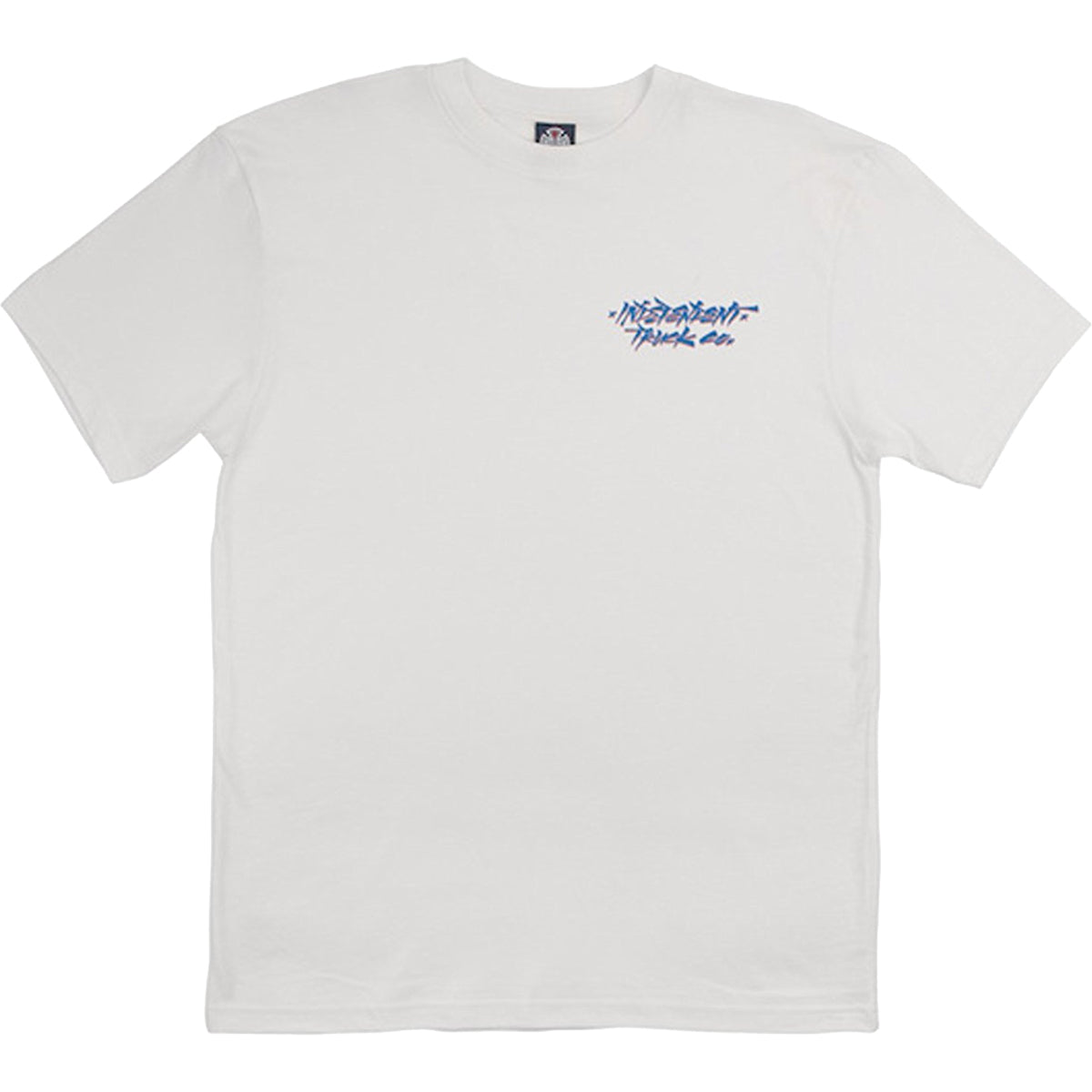 Independent Brush Stroke Men's Short-Sleeve Shirts - White
