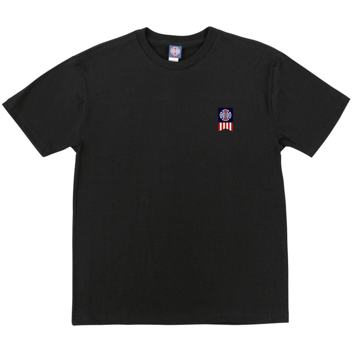 Independent Label Cross Regular Men's Short-Sleeve Shirts - Black